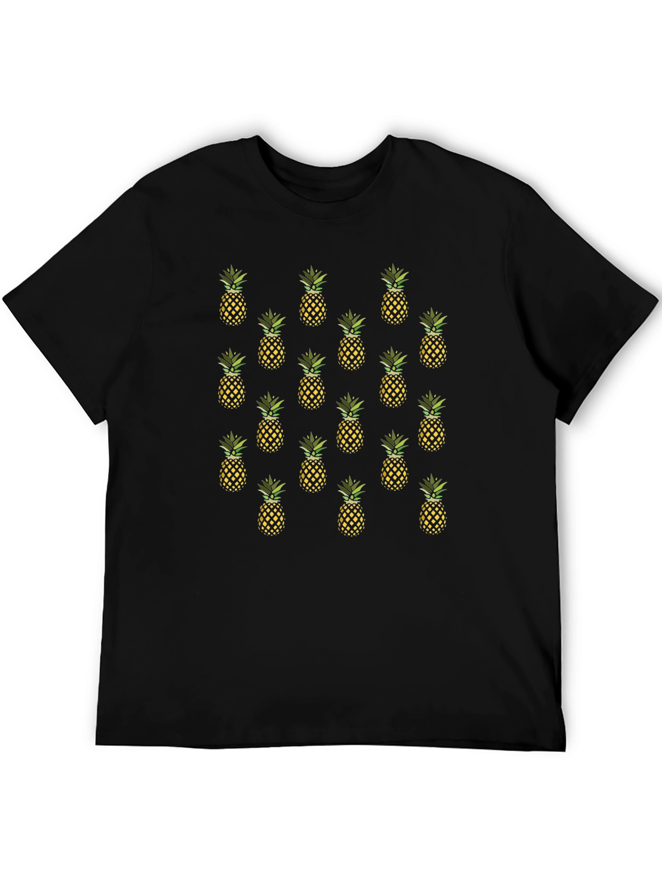Pineapple Print Tee - Tropical Vibe