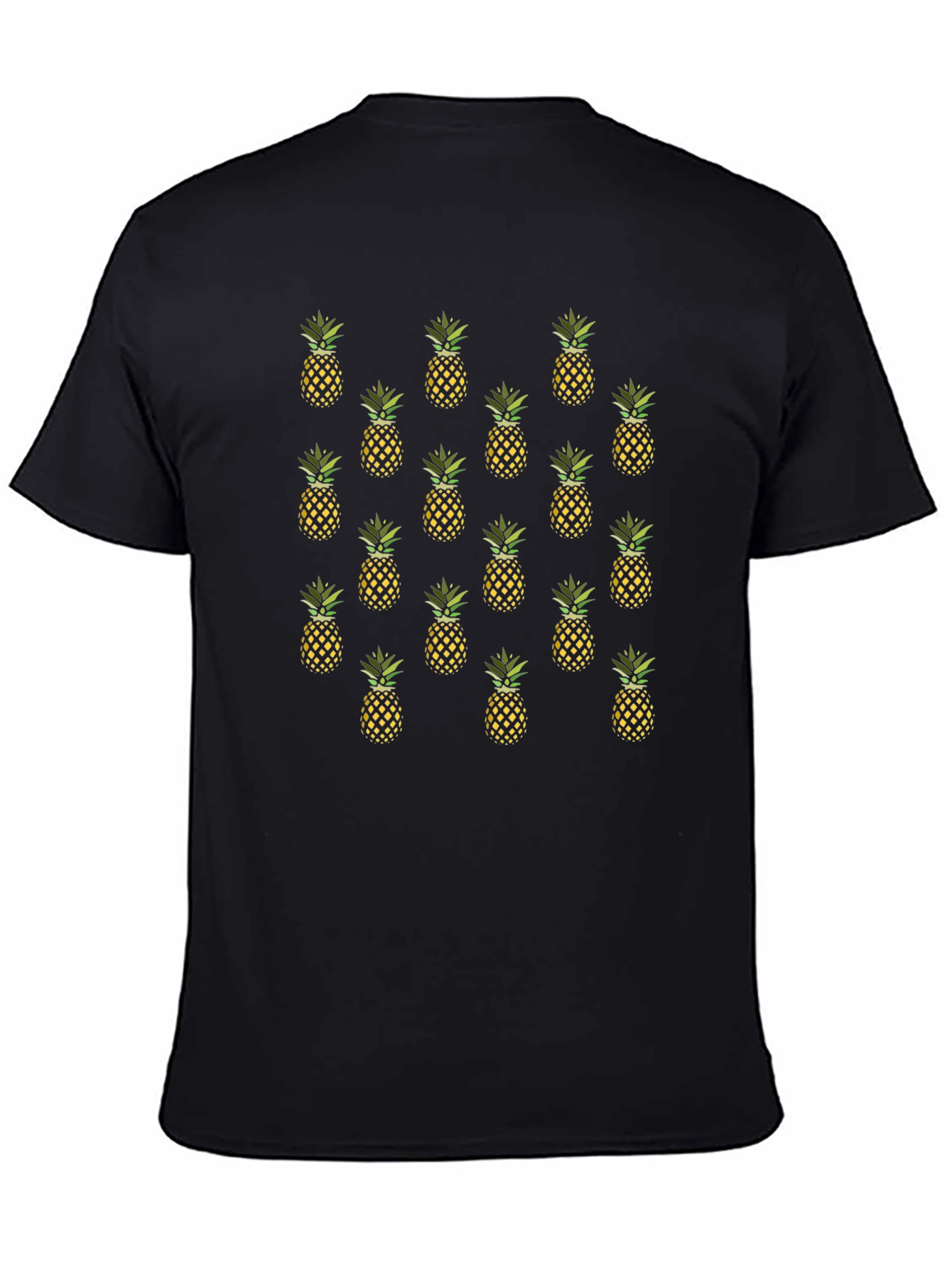 Pineapple Print Tee - Tropical Vibe