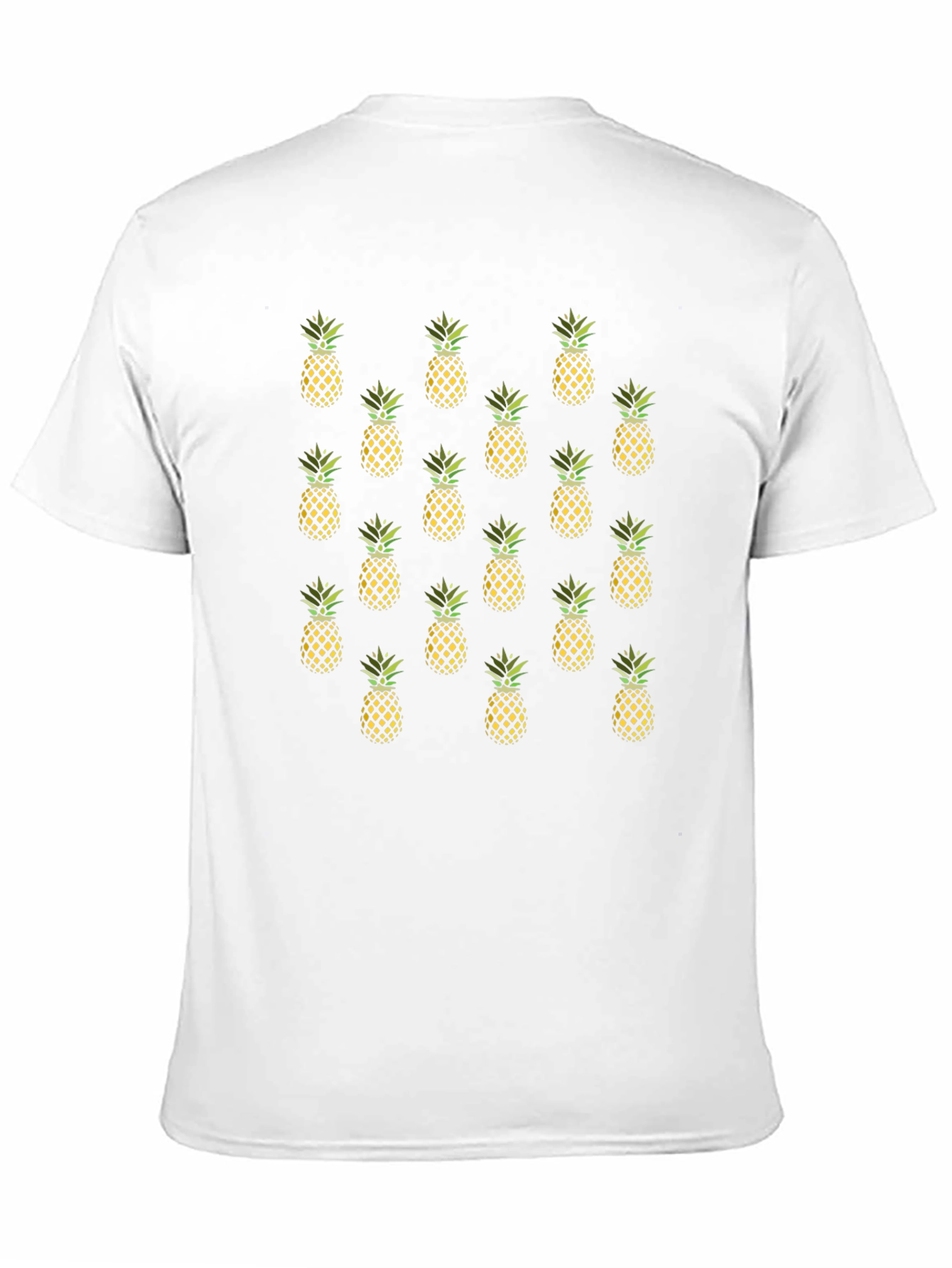 Pineapple Print Tee - Tropical Vibe