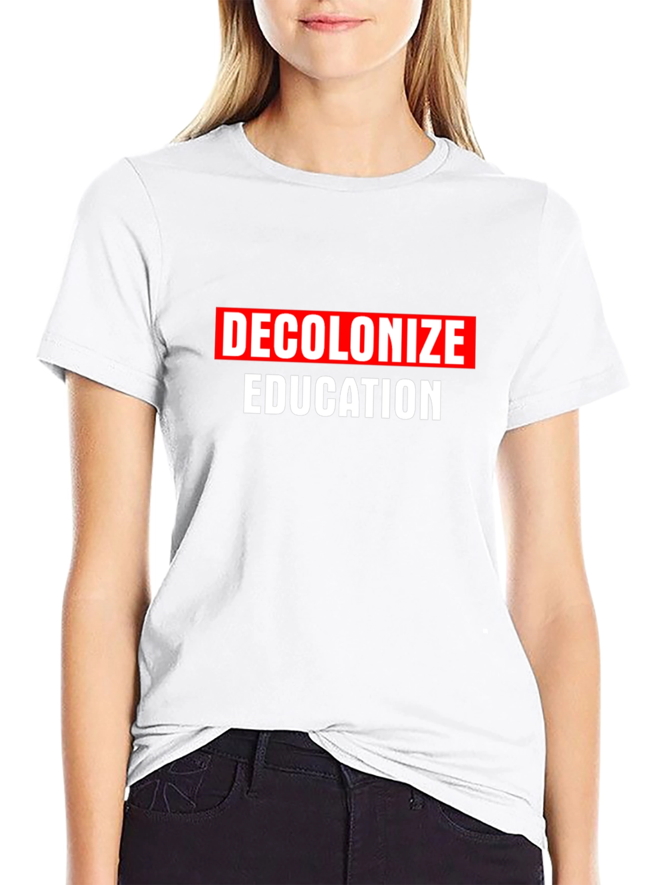 Decolonize Education T-Shirt - Bold Statement Tee