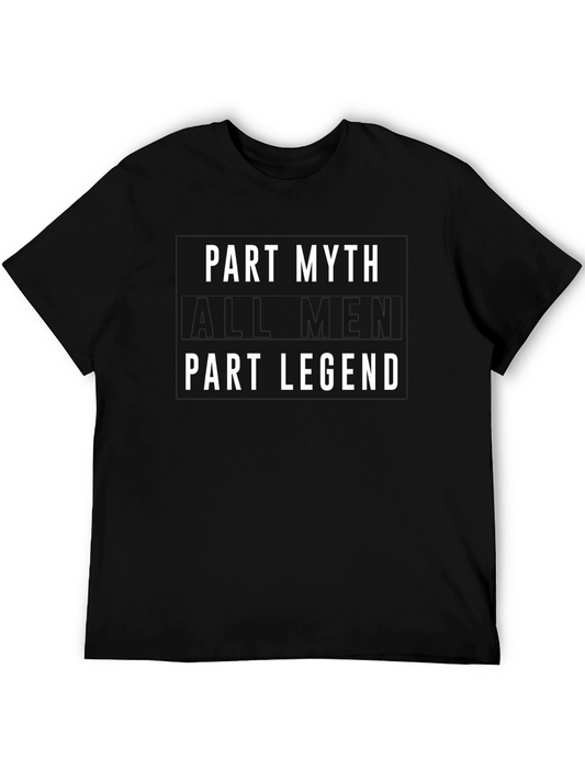 Part Myth Part Legend Graphic Tee - Black