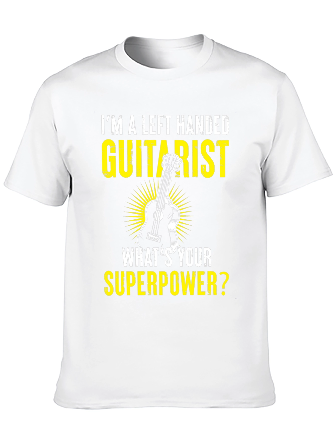 Left Handed Guitarist Superpower T-Shirt