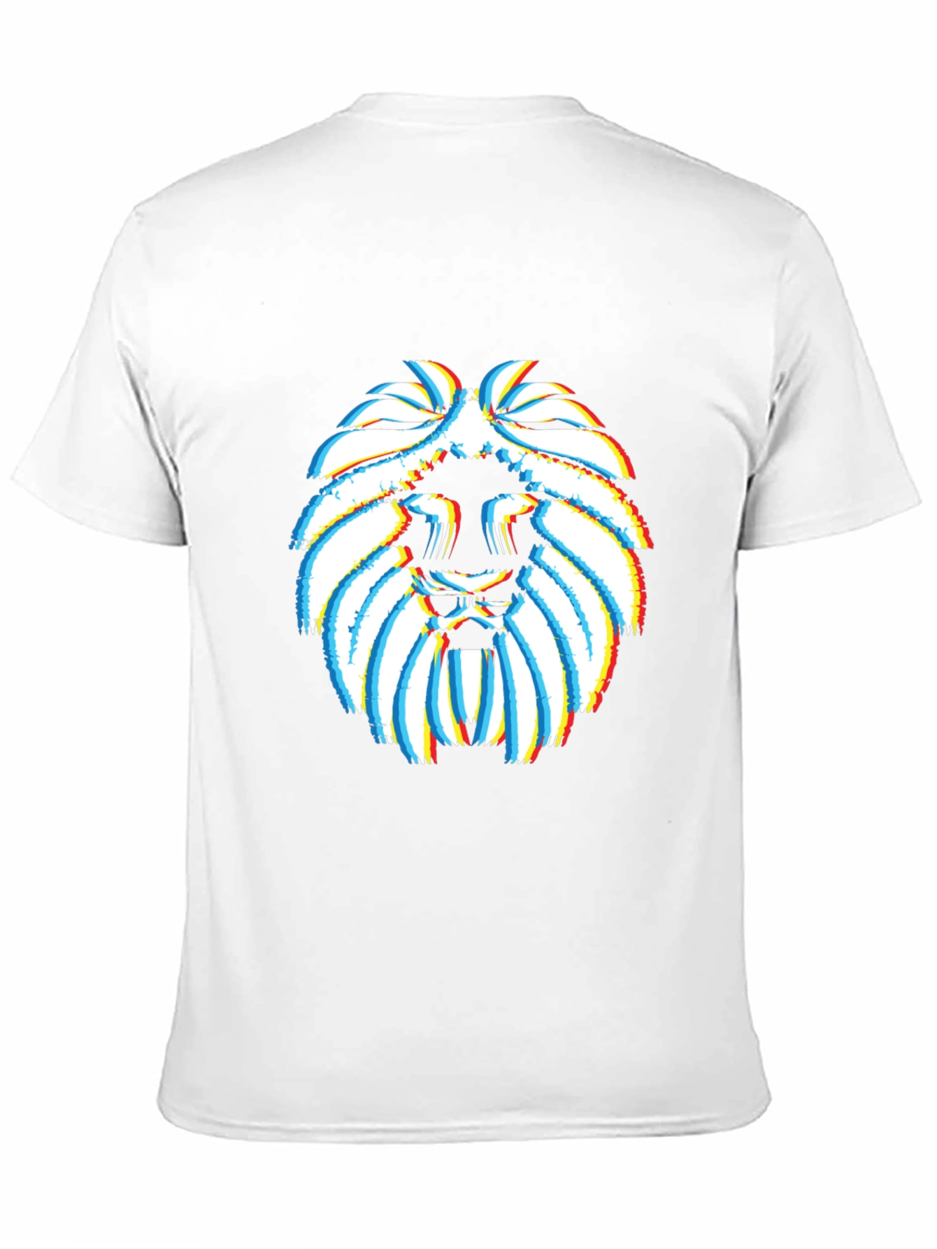 Lion Glitch Graphic T-Shirt - Modern Streetwear