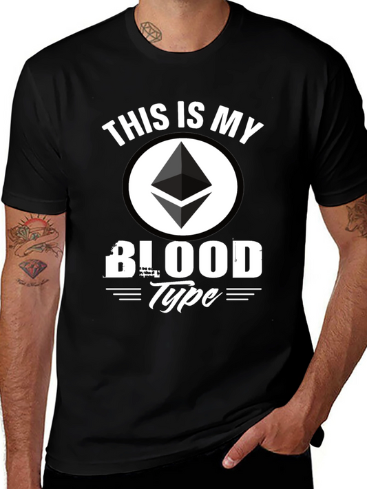 Crypto Enthusiast T-Shirt: Ethereum Blood Type