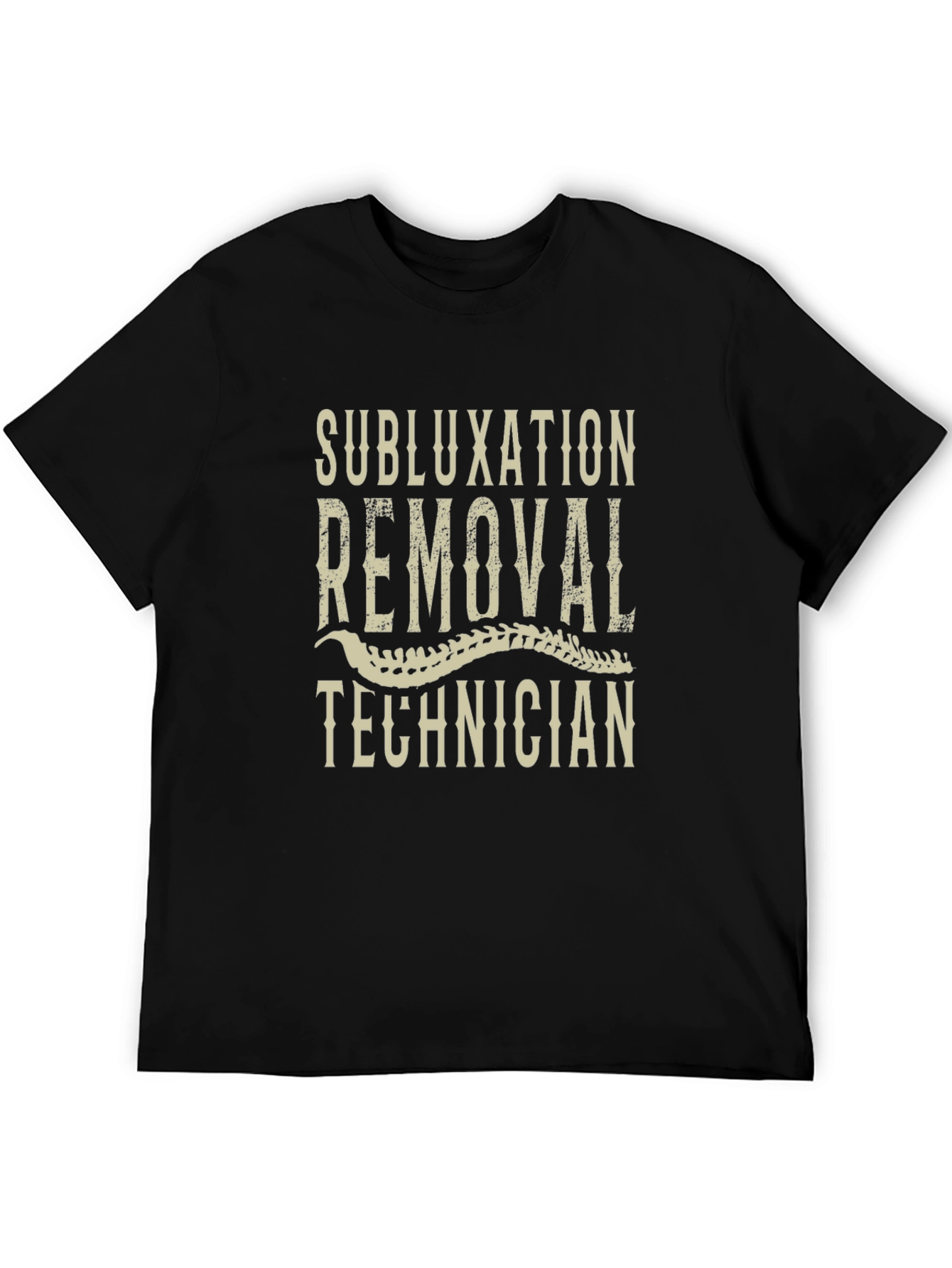 Subluxation Removal Technician Black T-Shirt