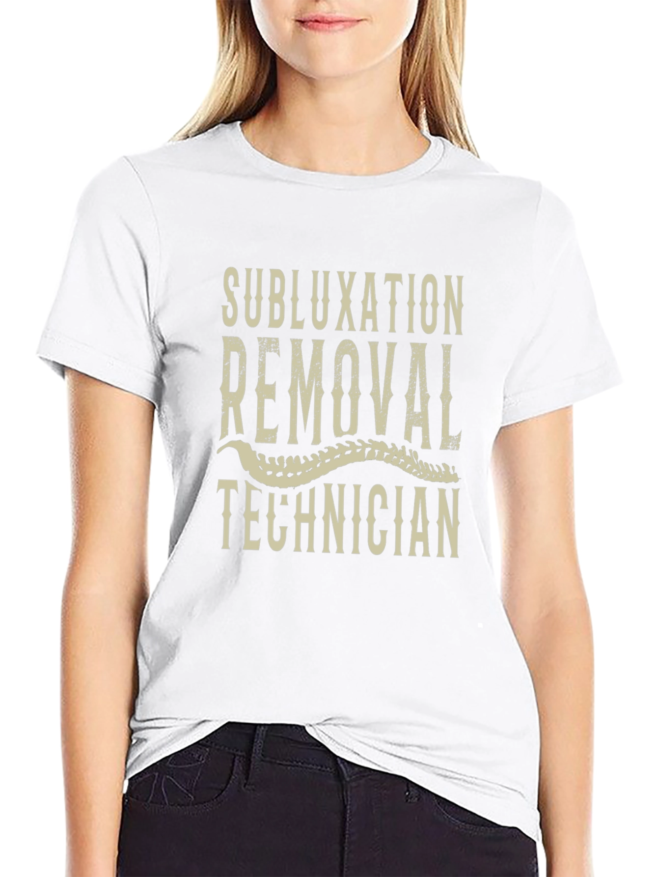 Subluxation Removal Technician Black T-Shirt