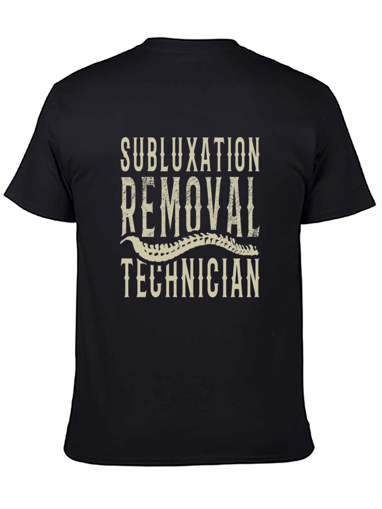 Subluxation Removal Technician Black T-Shirt