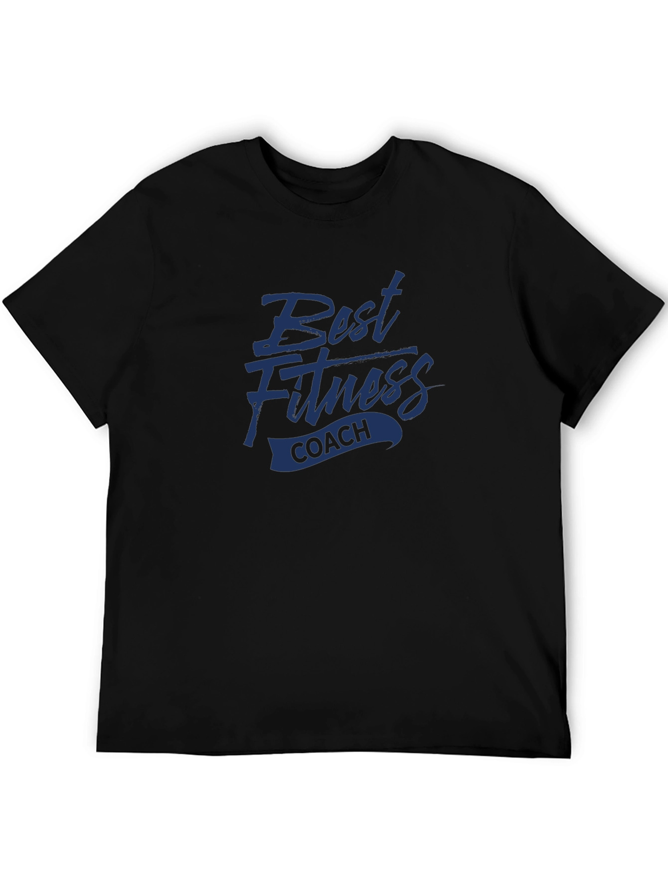 Best Fitness Coach Black T-Shirt