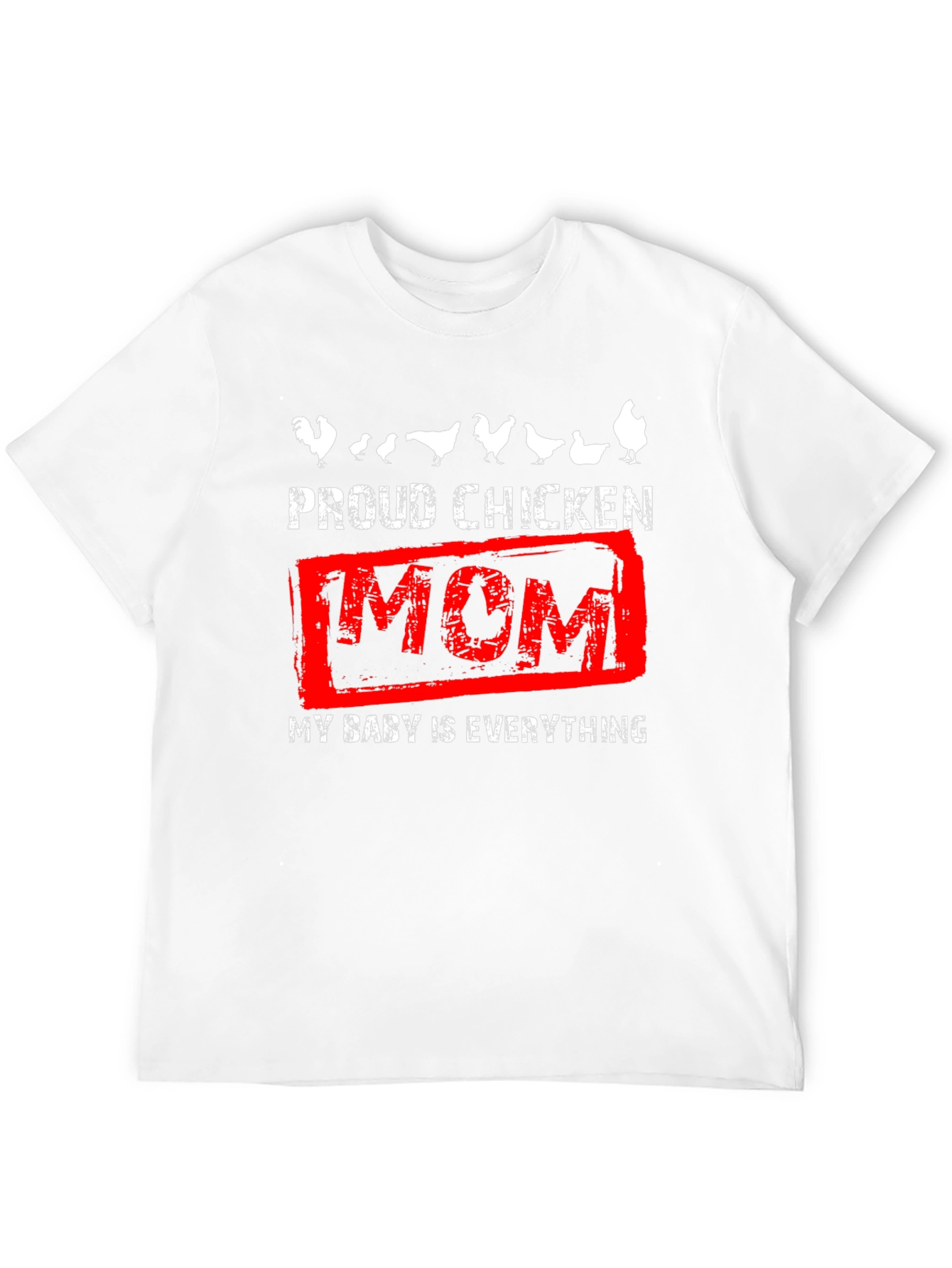 Proud Chicken Mom Graphic T-Shirt