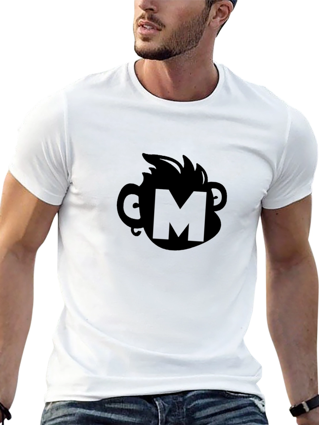 Cool Monkey M Black T-Shirt