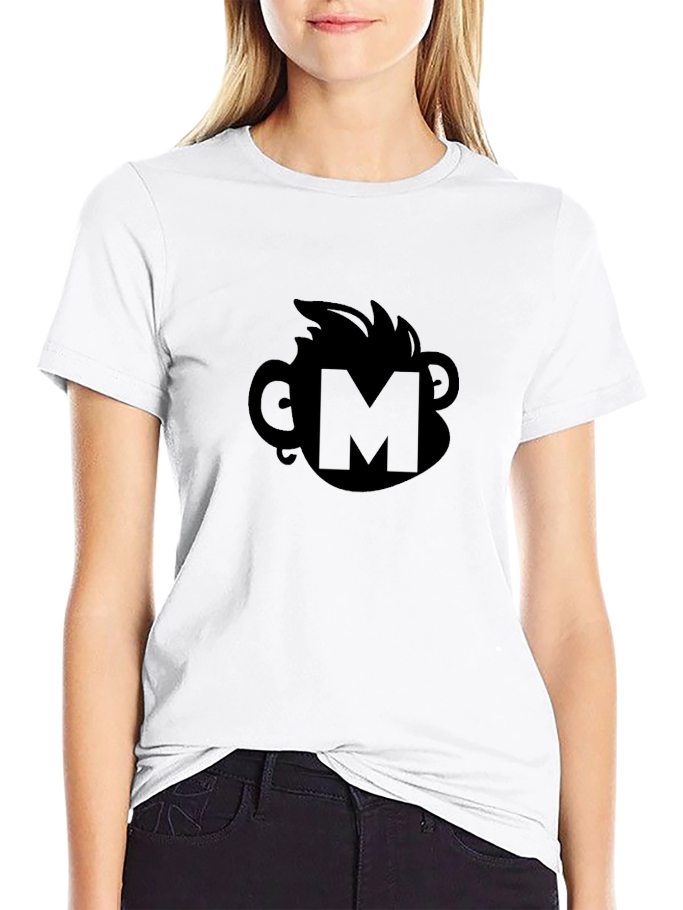 Cool Monkey M Black T-Shirt