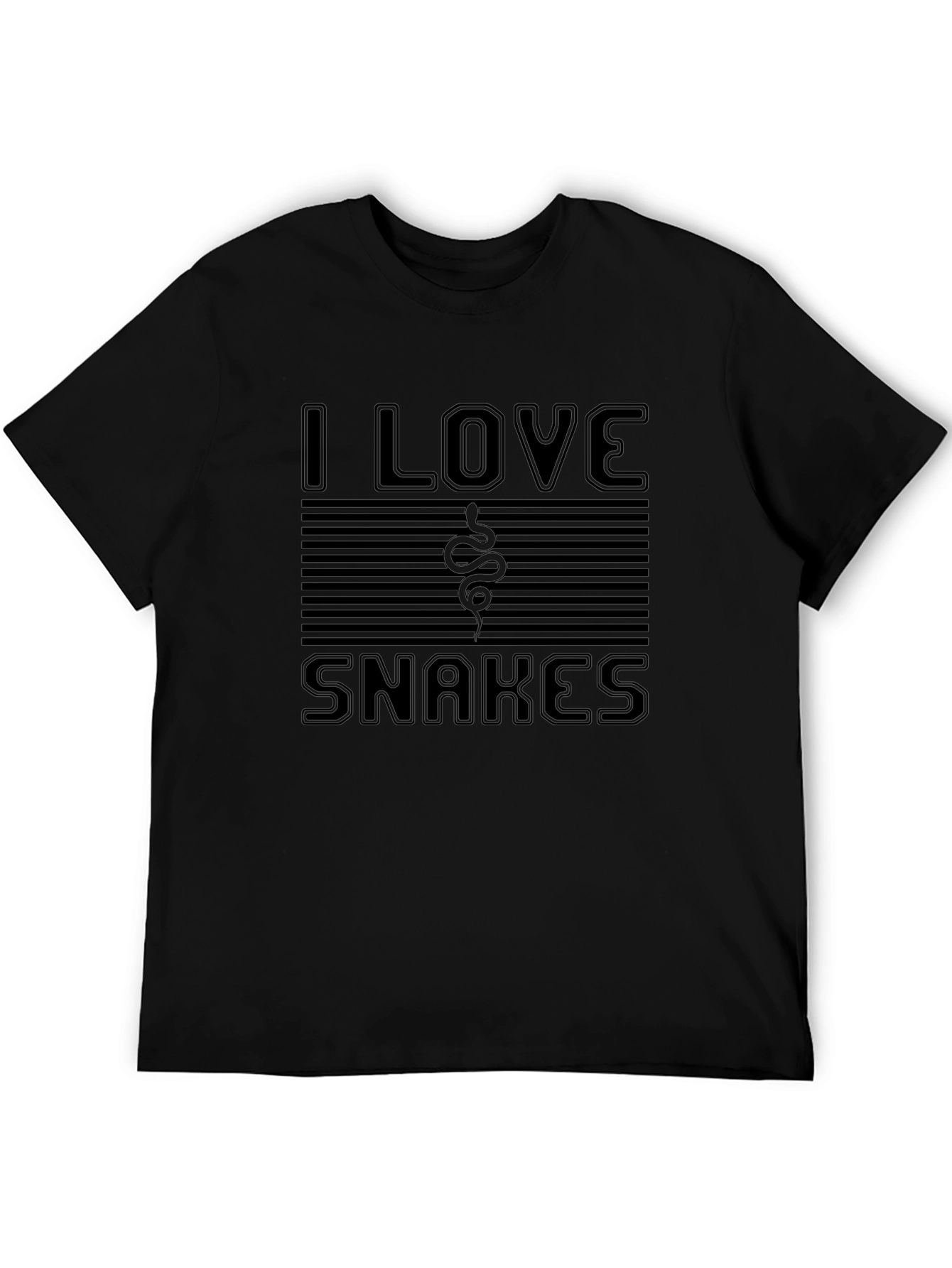 I Love Snakes T-Shirt Unique Design