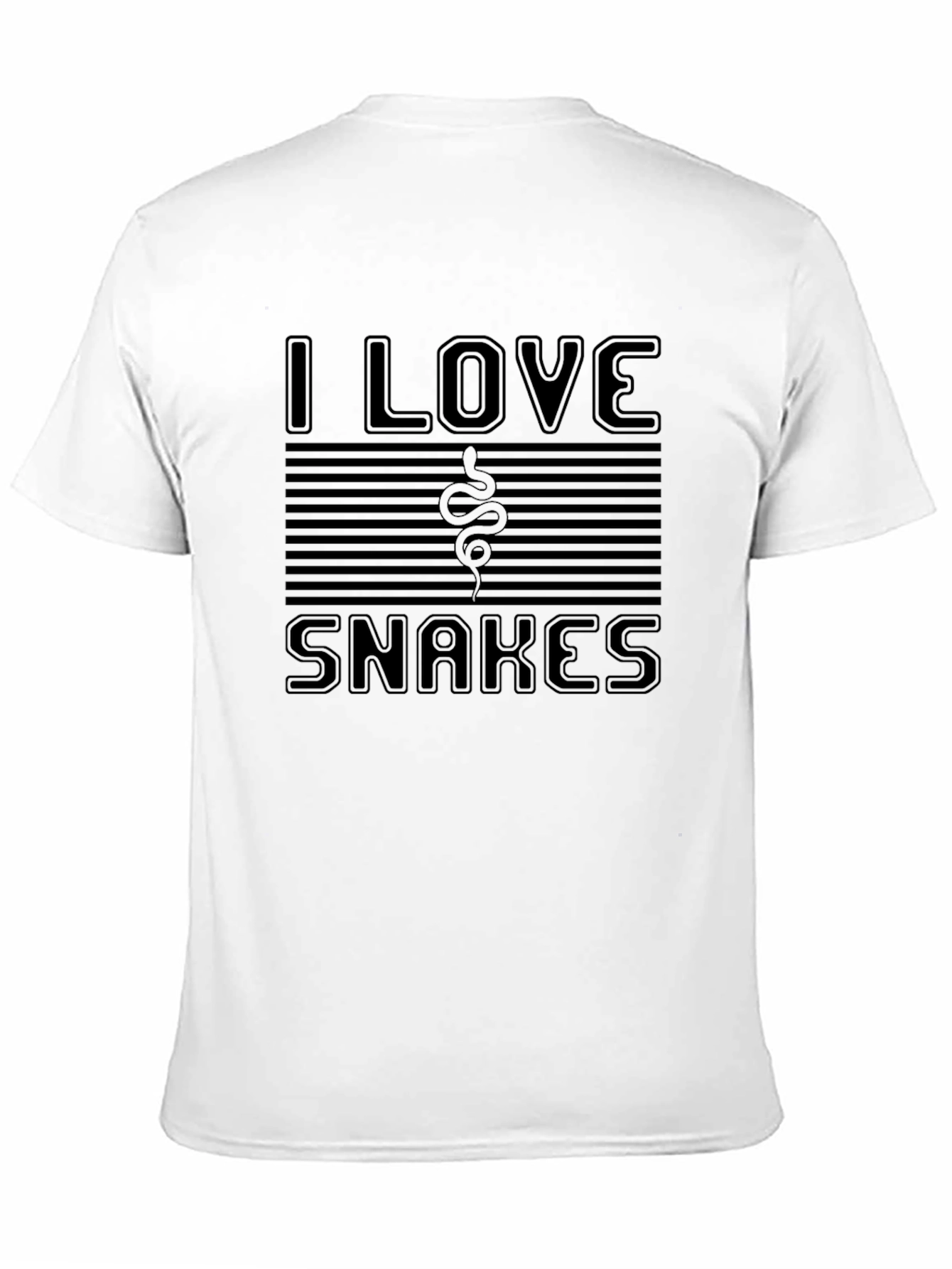 I Love Snakes T-Shirt Unique Design