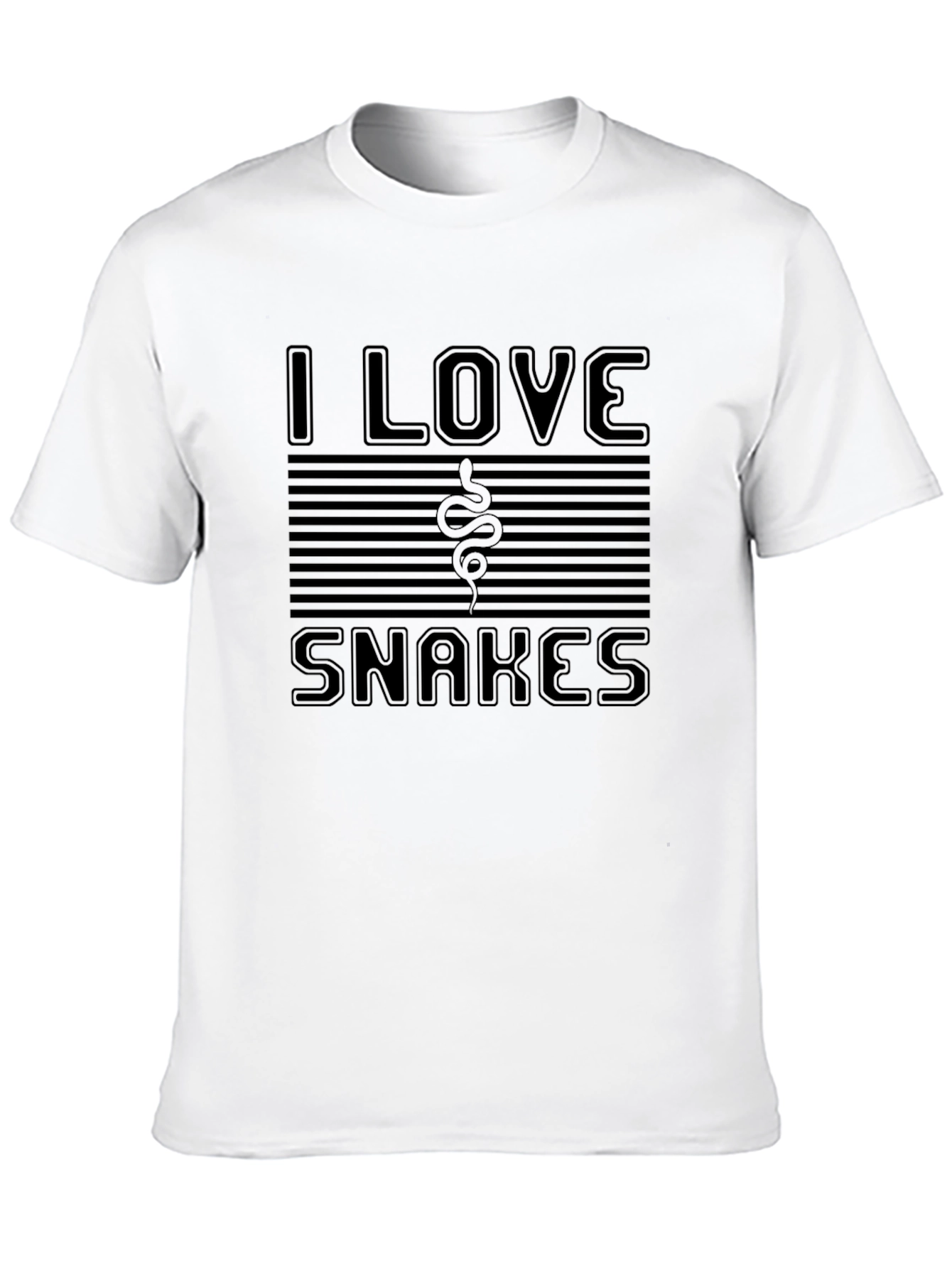 I Love Snakes T-Shirt Unique Design