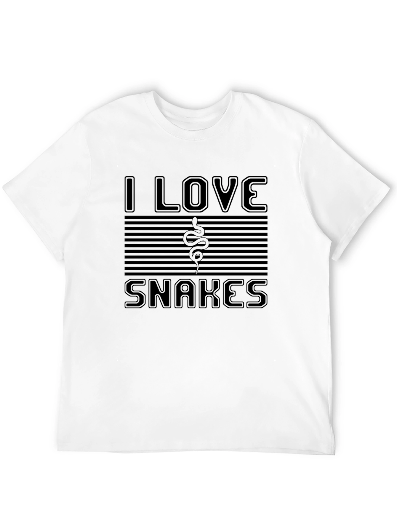 I Love Snakes T-Shirt Unique Design