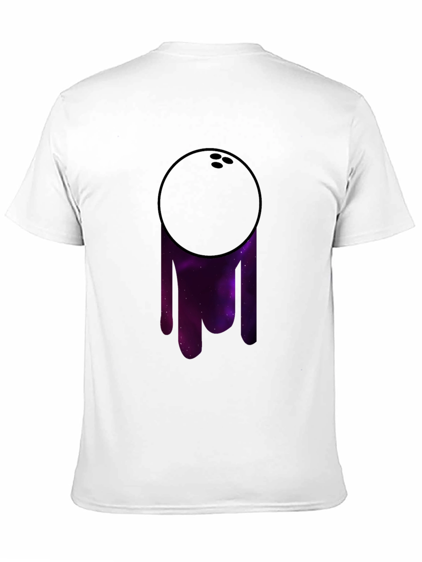 Cosmic Bowling Ball Graphic Tee - Black