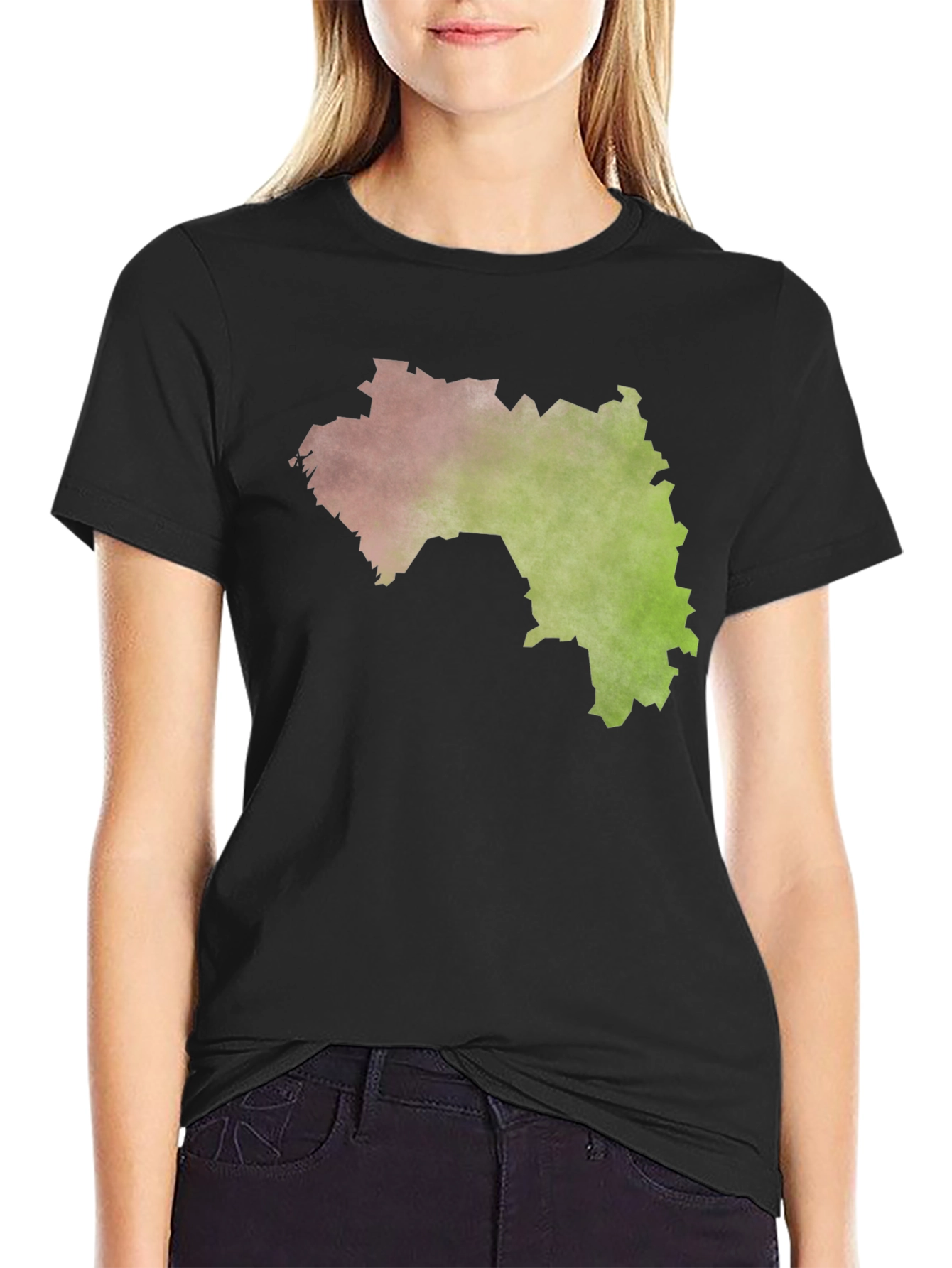 Guinea Map T-Shirt - Unique Country Design