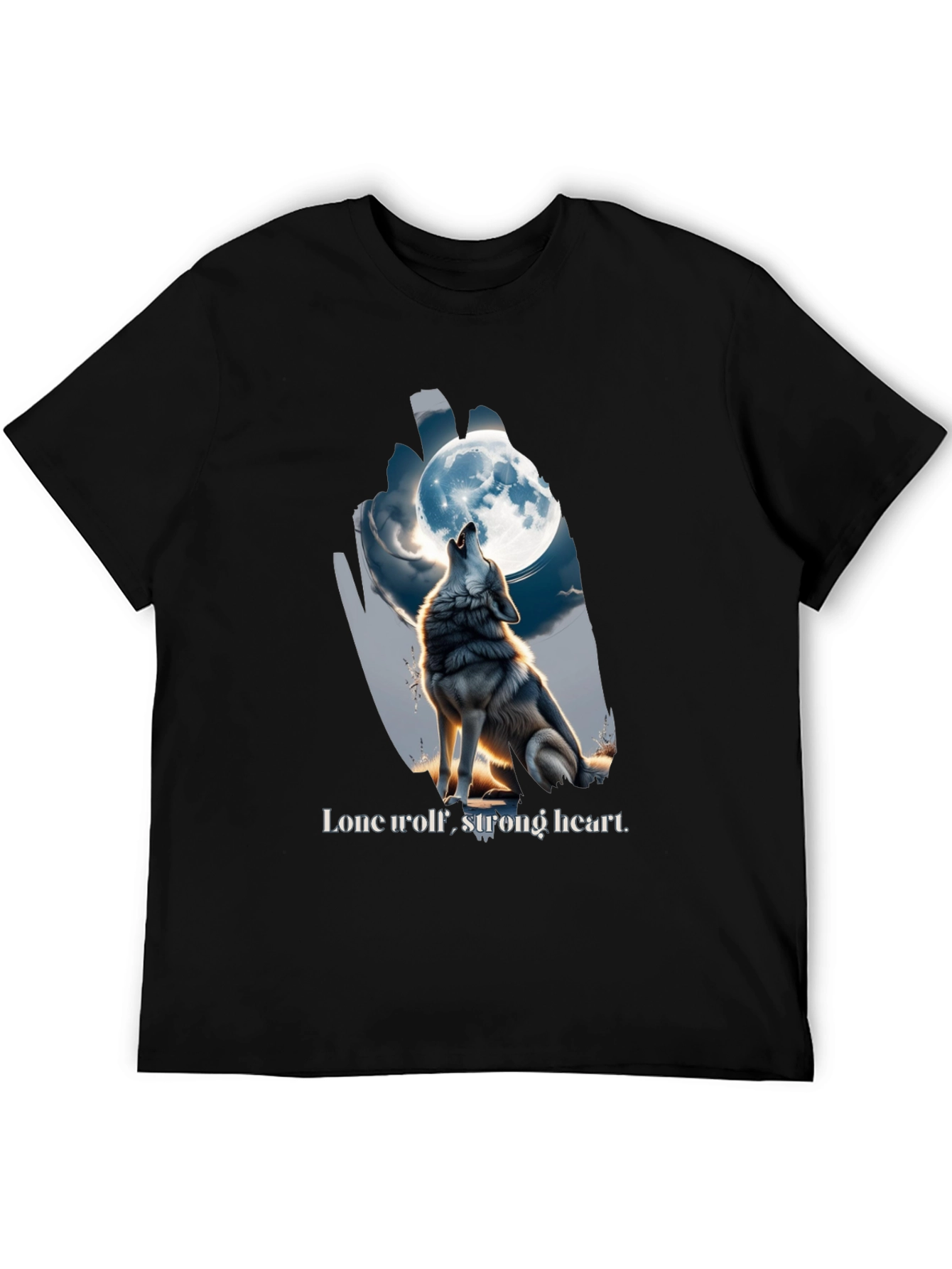 Lone Wolf Strong Heart Graphic Tee