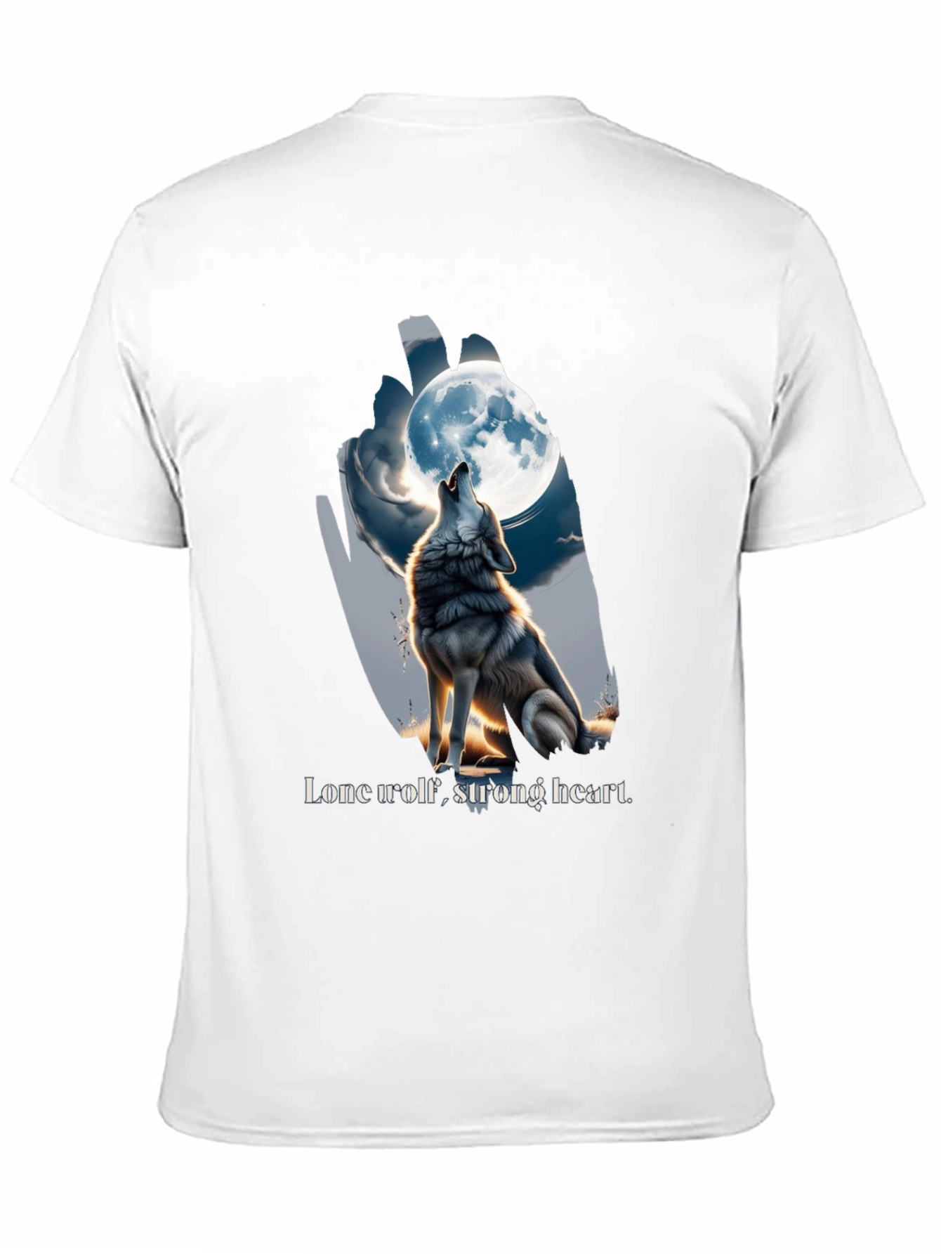 Lone Wolf Strong Heart Graphic Tee