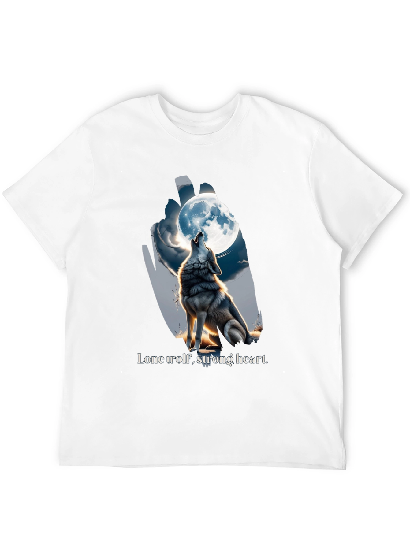 Lone Wolf Strong Heart Graphic Tee