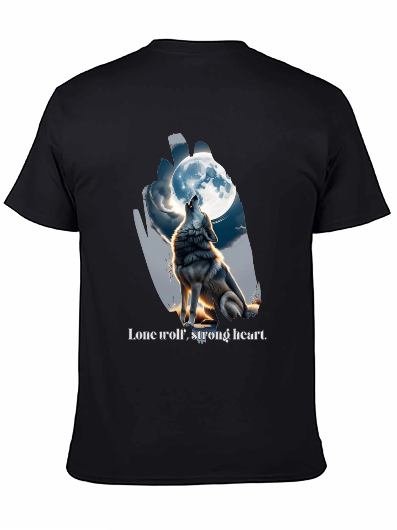 Lone Wolf Strong Heart Graphic Tee