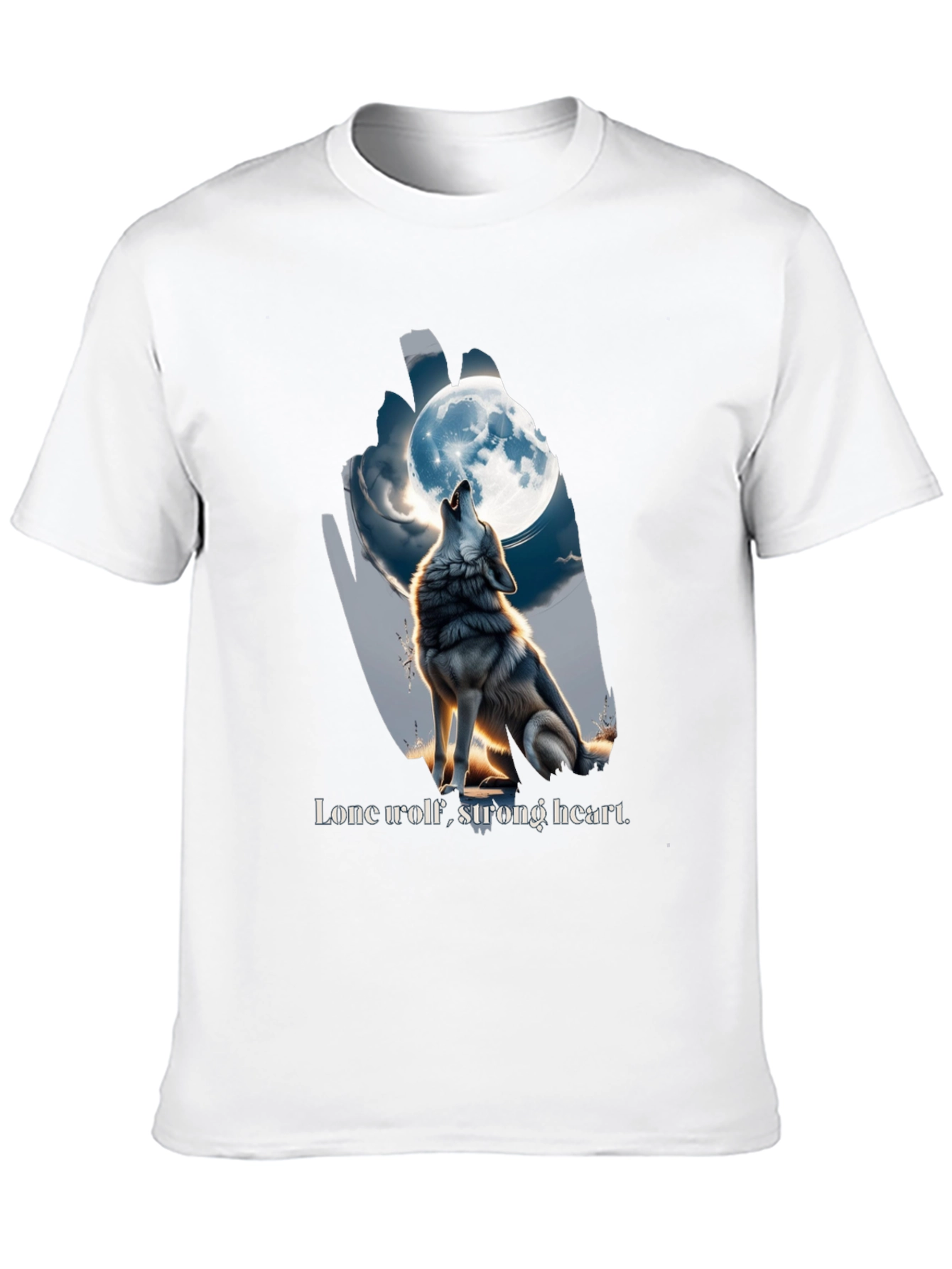 Lone Wolf Strong Heart Graphic Tee