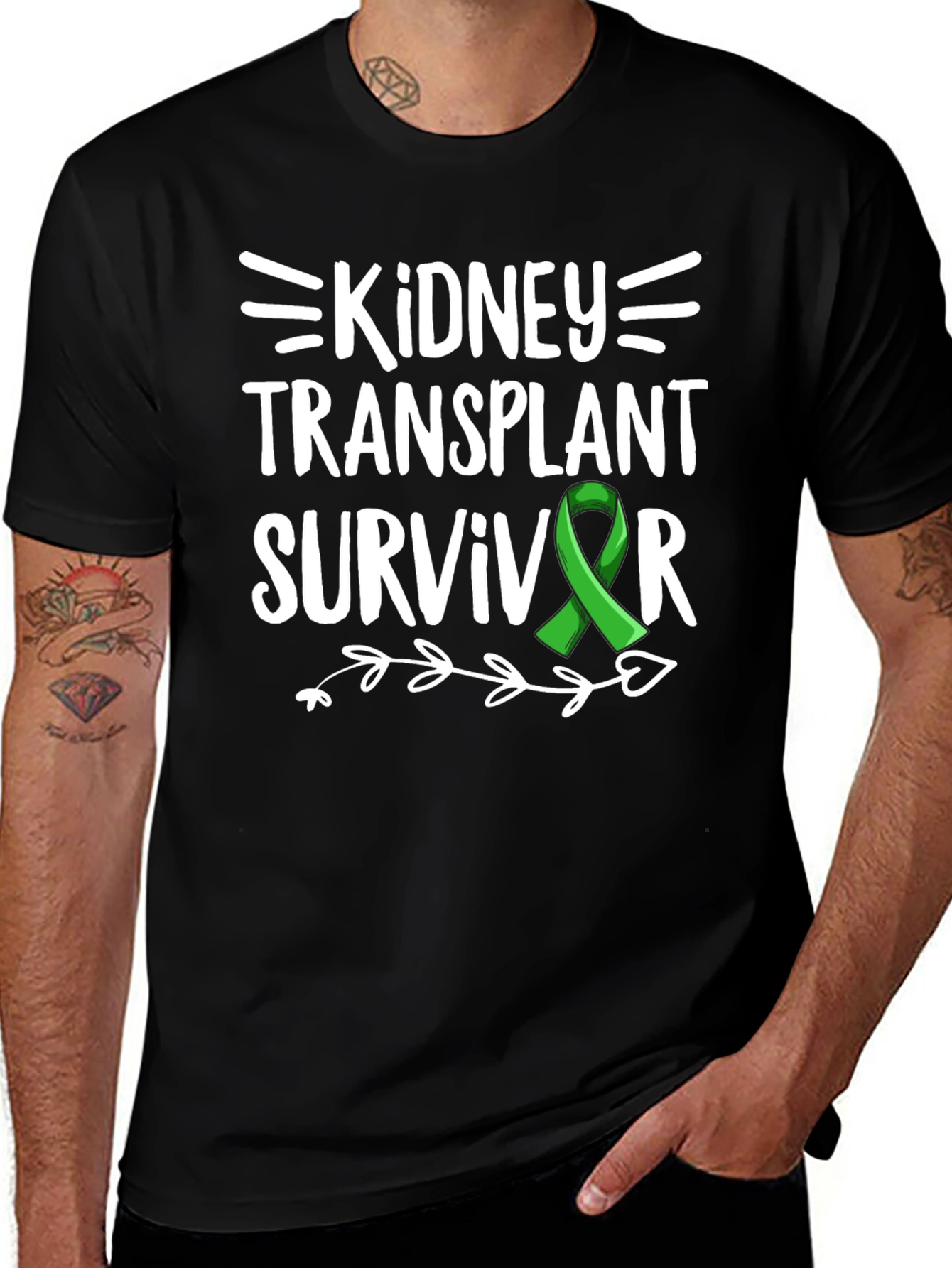 Kidney Transplant Survivor Awareness Graphic Tee