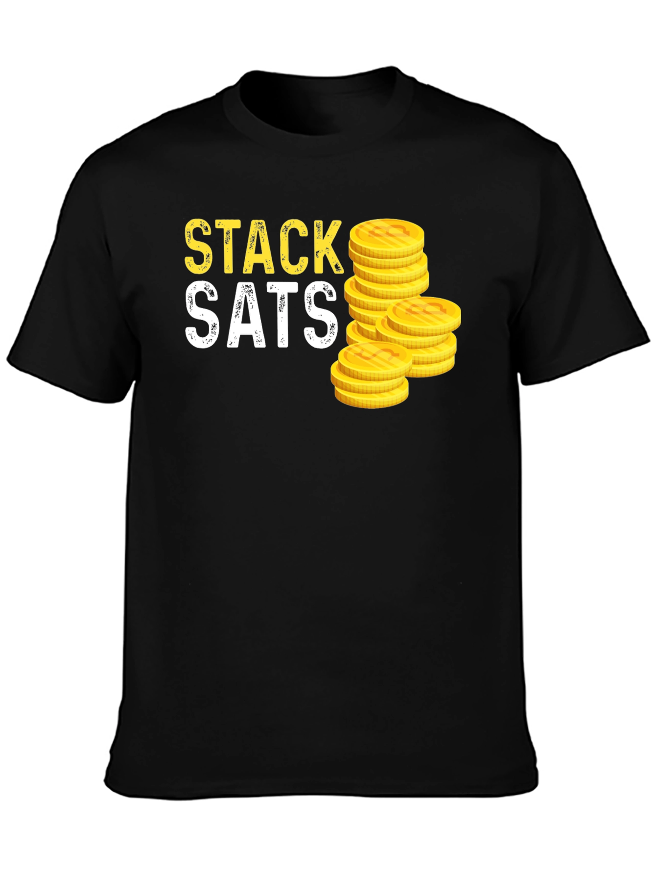 Stack Sats Crypto Tee - Bitcoin Hodler T-Shirt