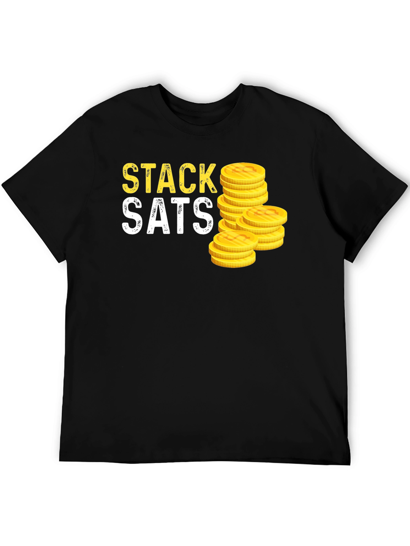 Stack Sats Crypto Tee - Bitcoin Hodler T-Shirt
