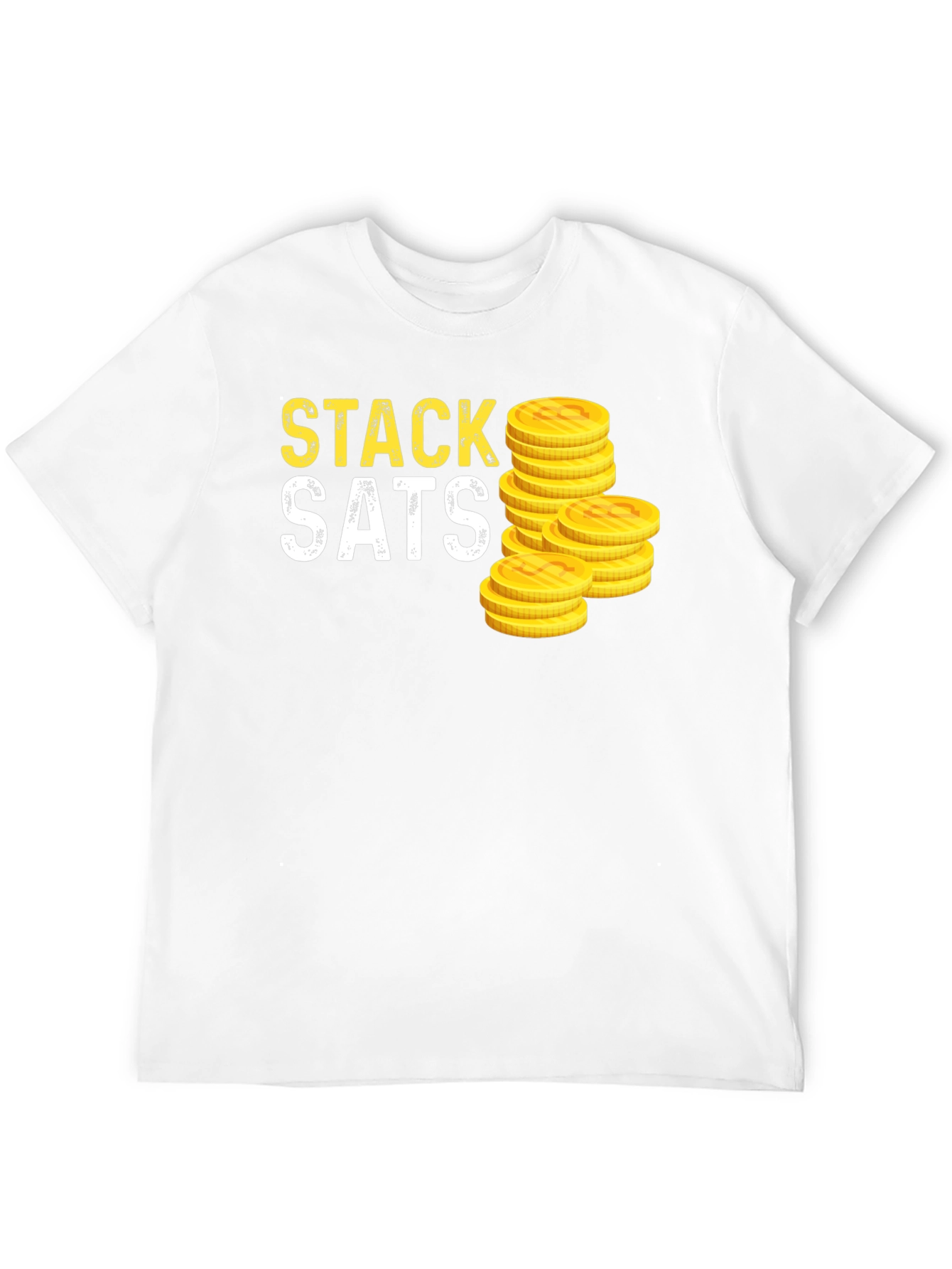 Stack Sats Crypto Tee - Bitcoin Hodler T-Shirt