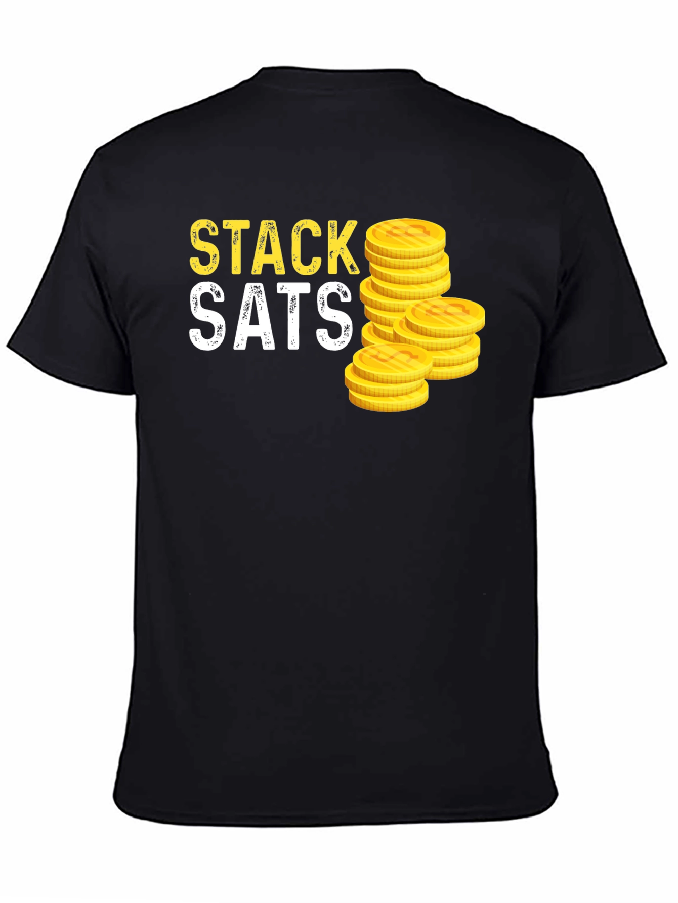 Stack Sats Crypto Tee - Bitcoin Hodler T-Shirt