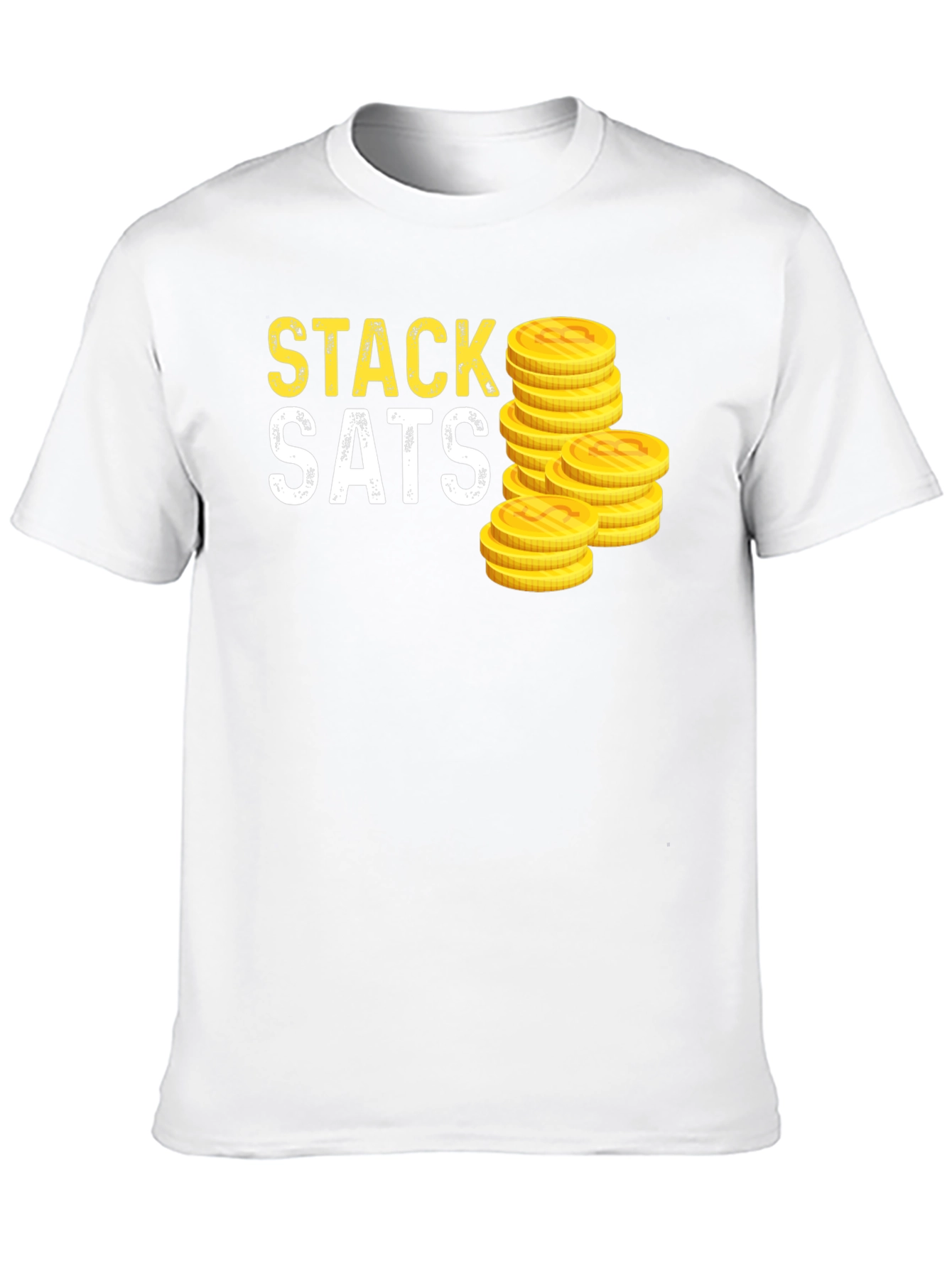 Stack Sats Crypto Tee - Bitcoin Hodler T-Shirt
