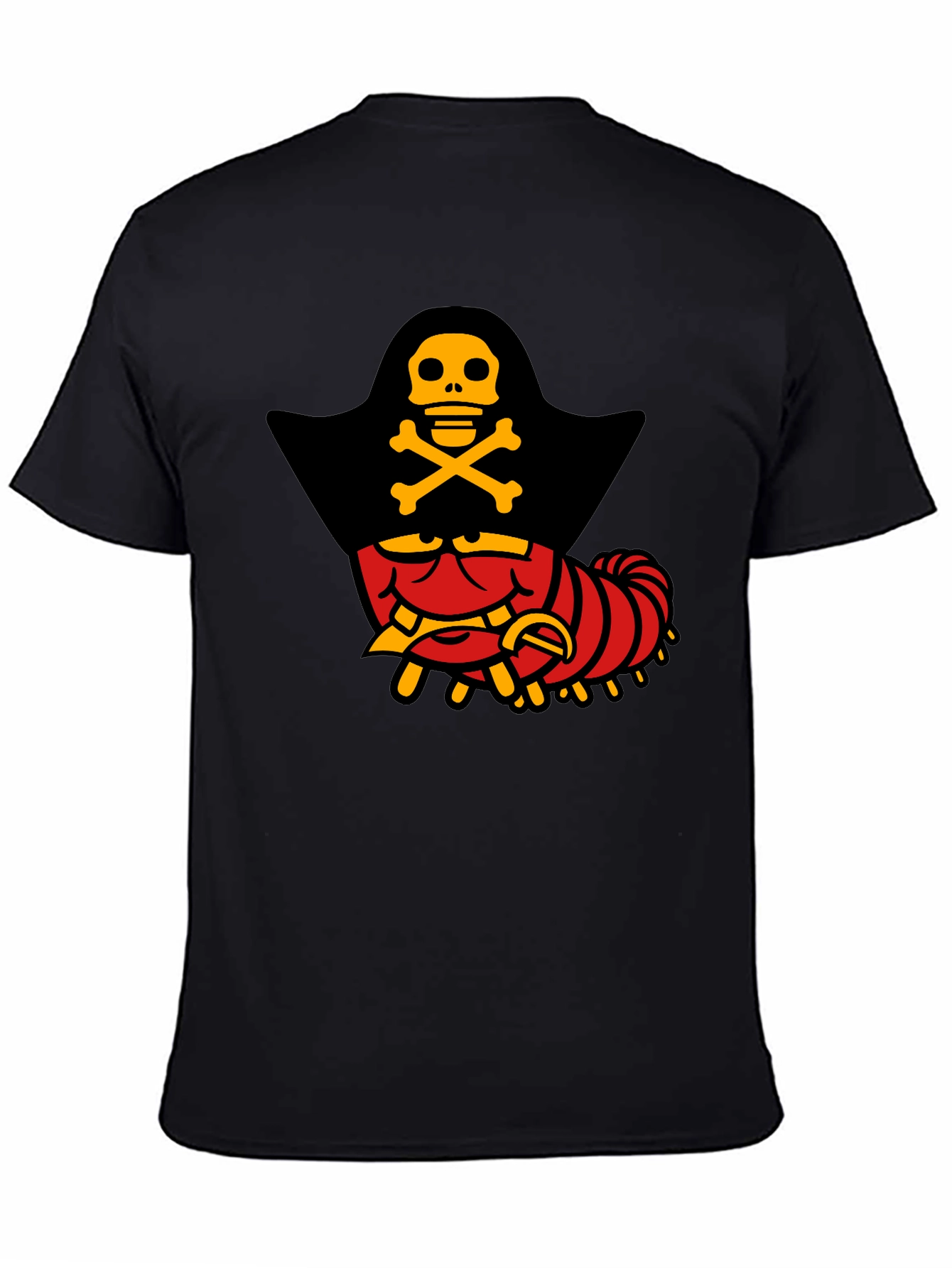 Pirate Caterpillar T-Shirt - Quirky Graphic Tee