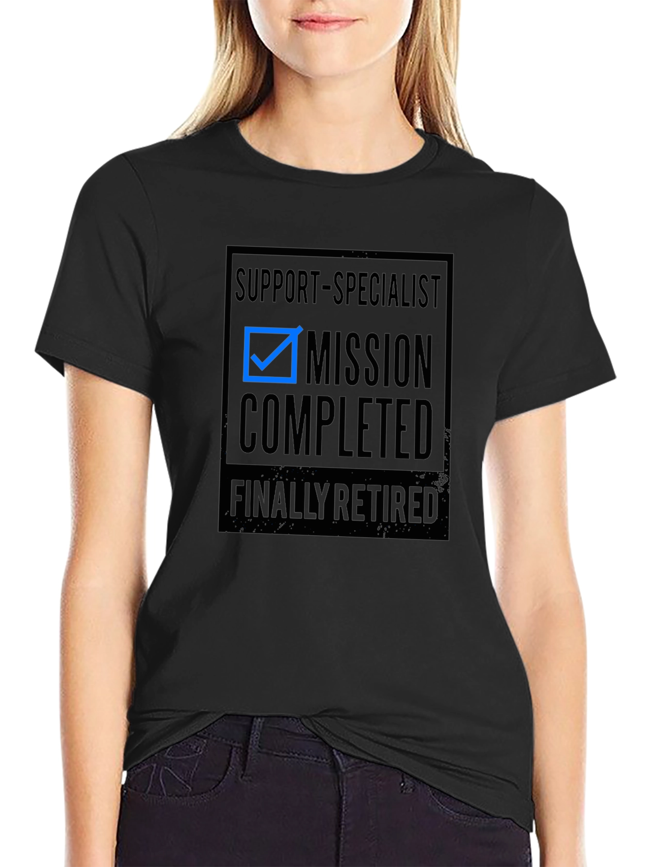Mission Completed Retired Support Specialist T-Shirt