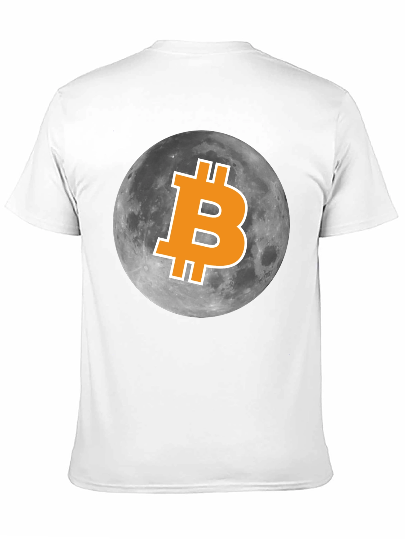 Bitcoin to the Moon Black T-Shirt