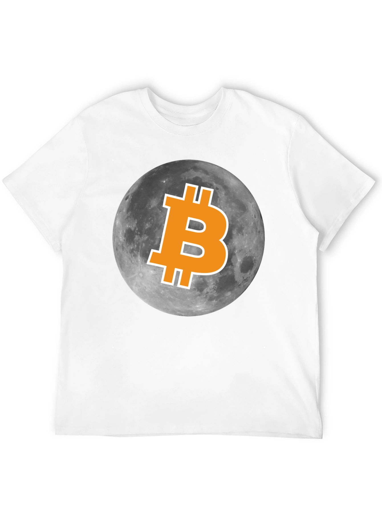 Bitcoin to the Moon Black T-Shirt