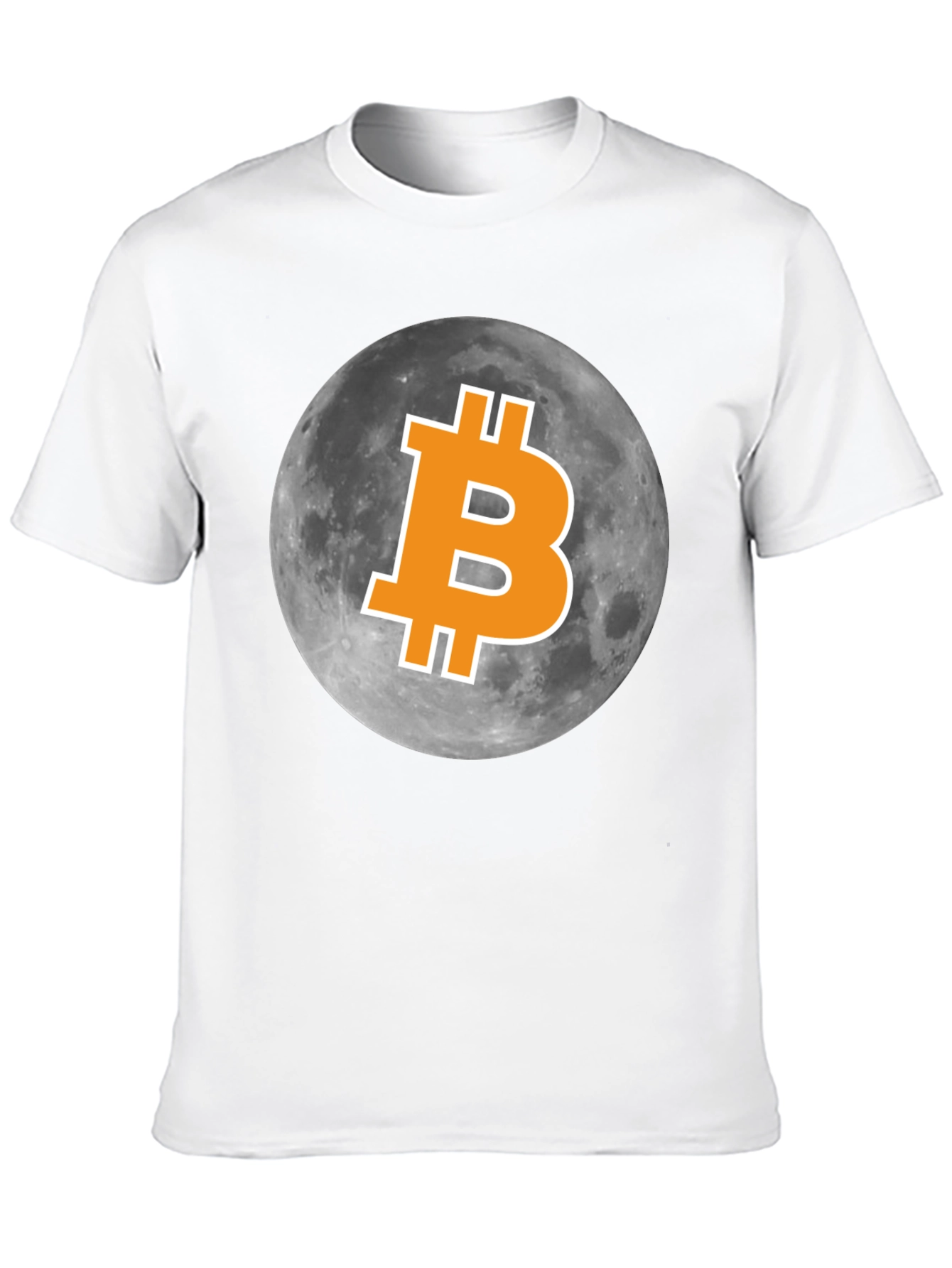 Bitcoin to the Moon Black T-Shirt