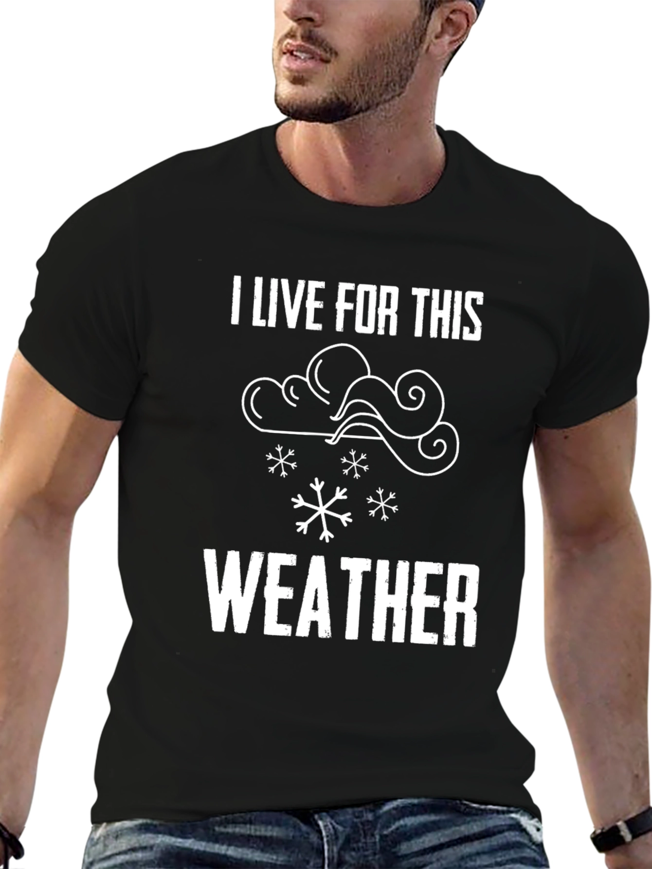 I Live For This Weather Graphic Tee
