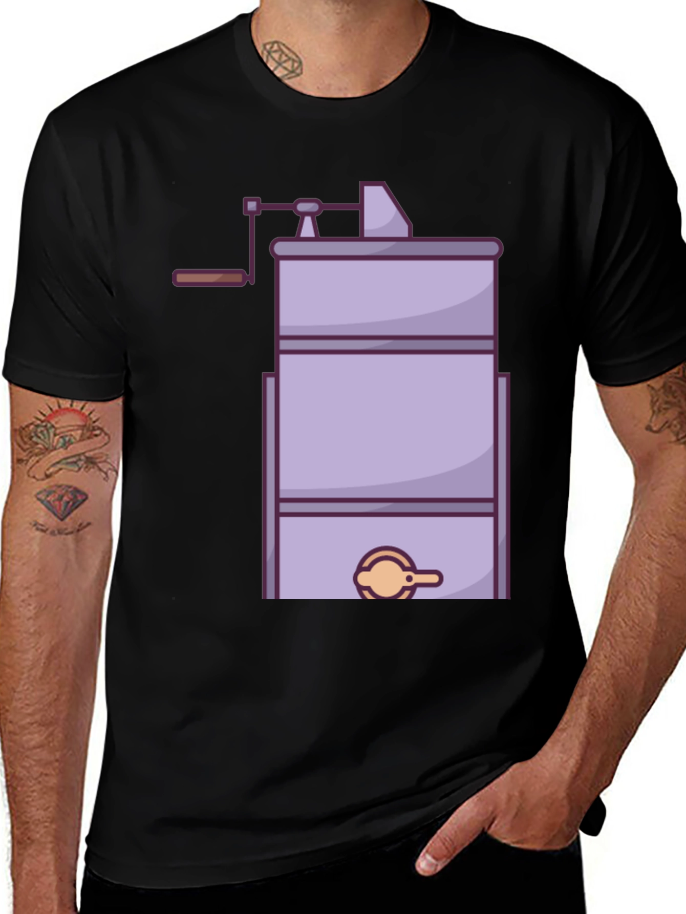Honey Extractor Graphic Tee - Beekeeping T-Shirt