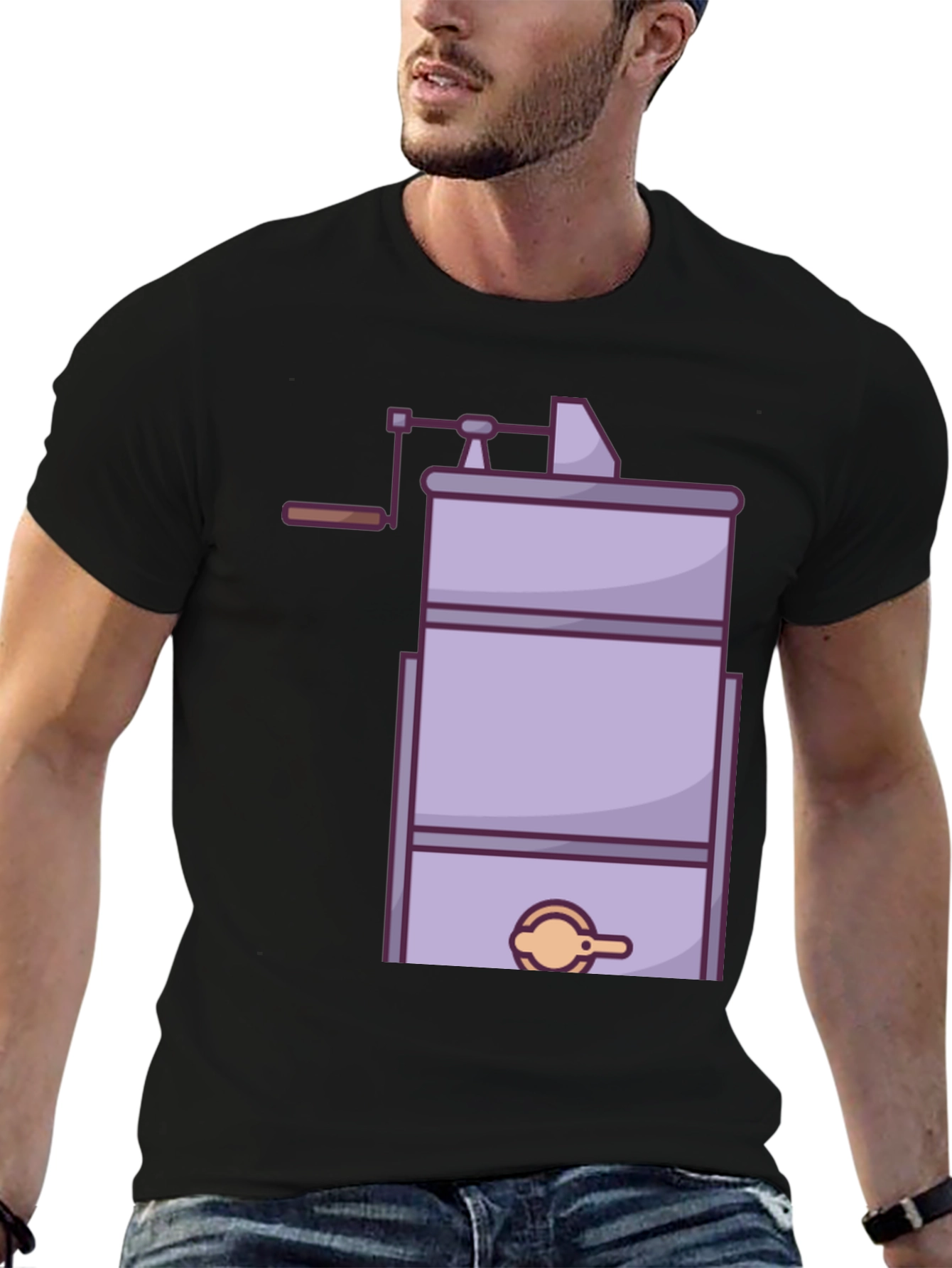 Honey Extractor Graphic Tee - Beekeeping T-Shirt