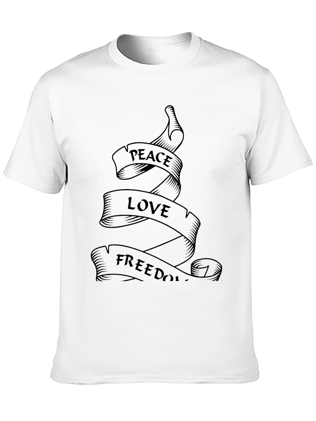 Peace Love Freedom Graphic T-Shirt