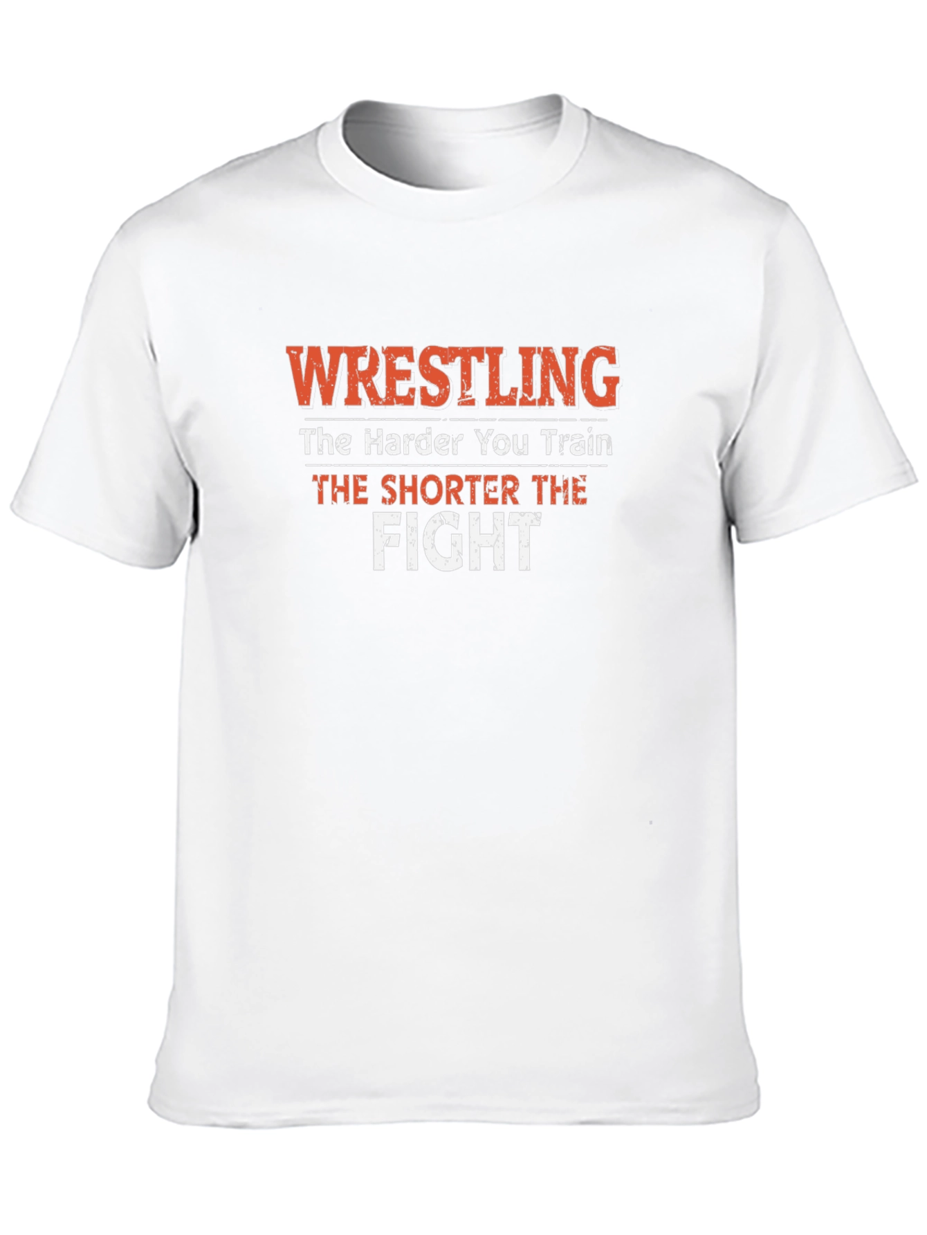 Wrestling Training T-Shirt - The Harder You Train