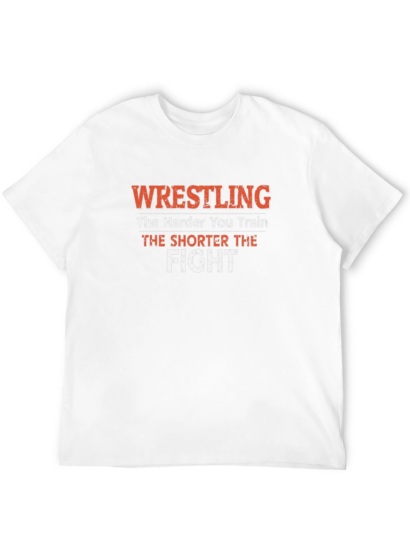 Wrestling Training T-Shirt - The Harder You Train