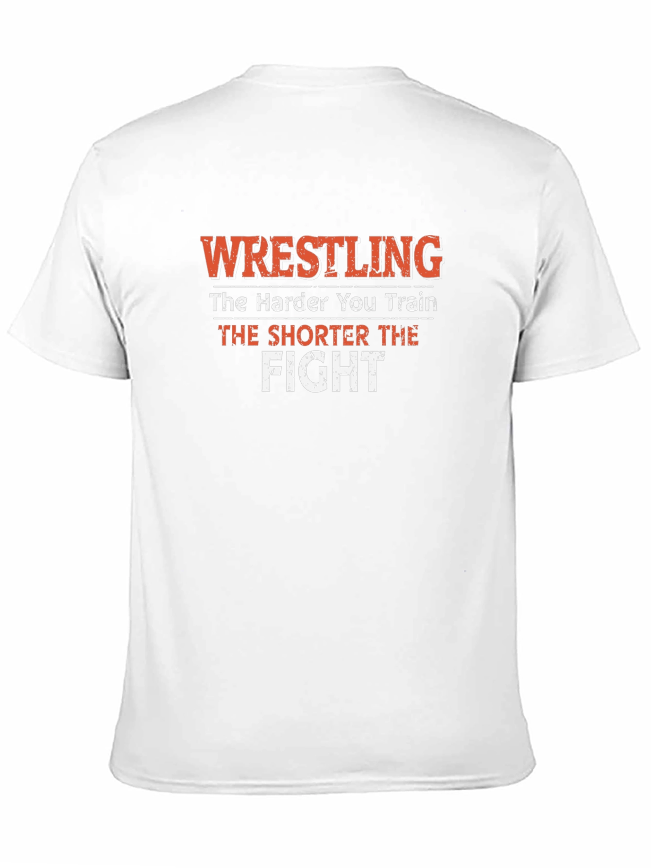 Wrestling Training T-Shirt - The Harder You Train