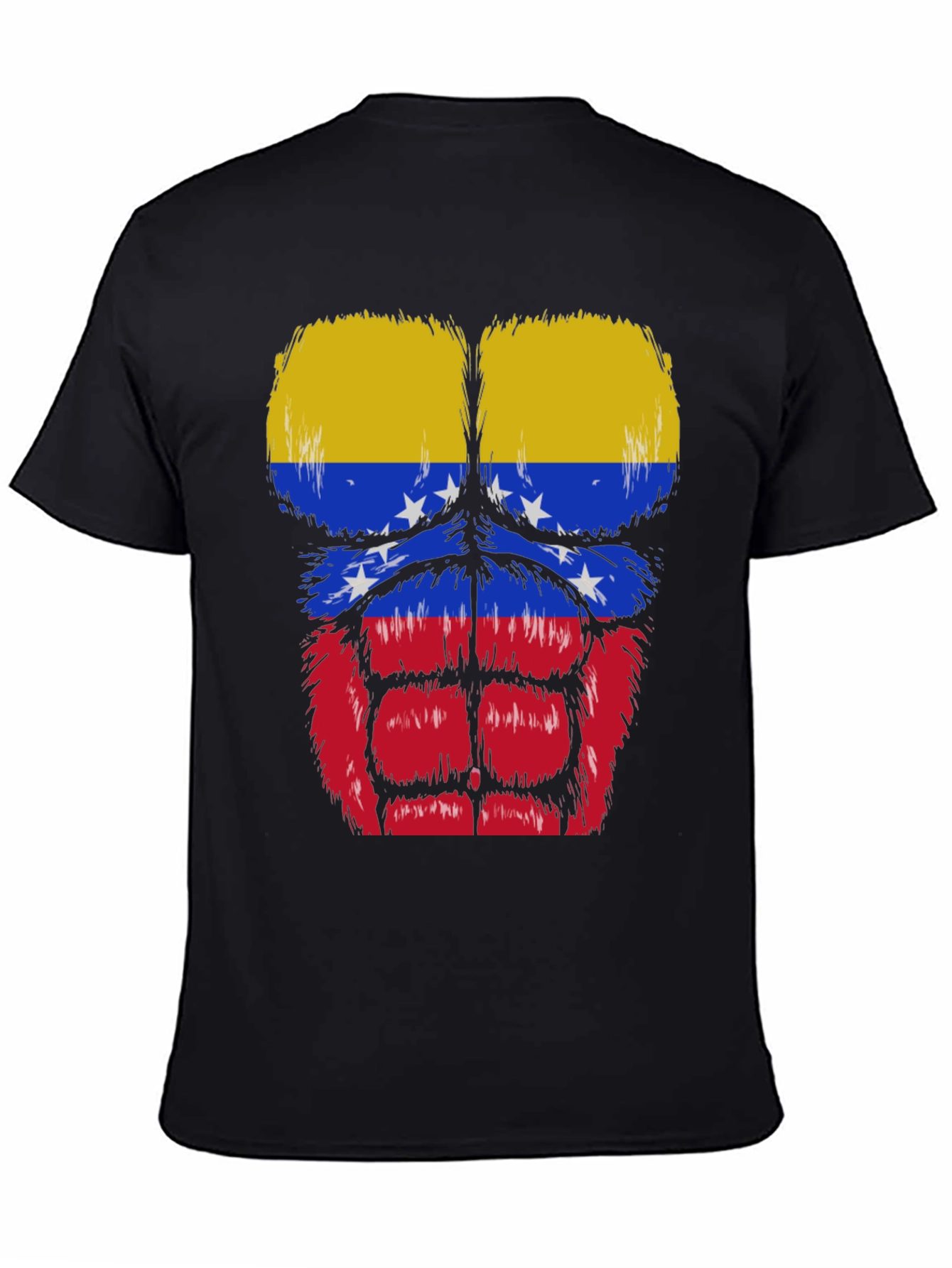 Venezuela Flag Muscle Graphic T-Shirt