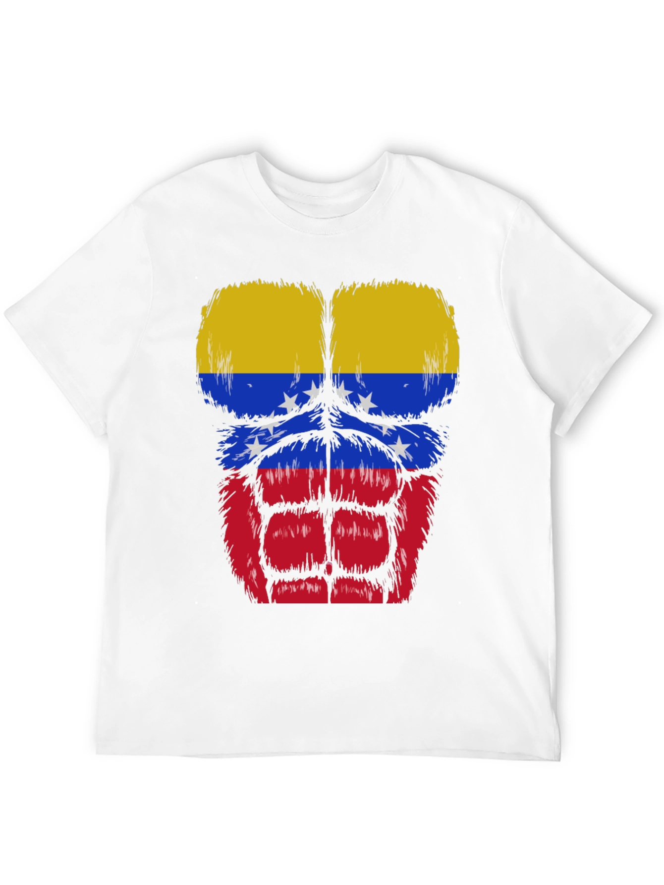 Venezuela Flag Muscle Graphic T-Shirt