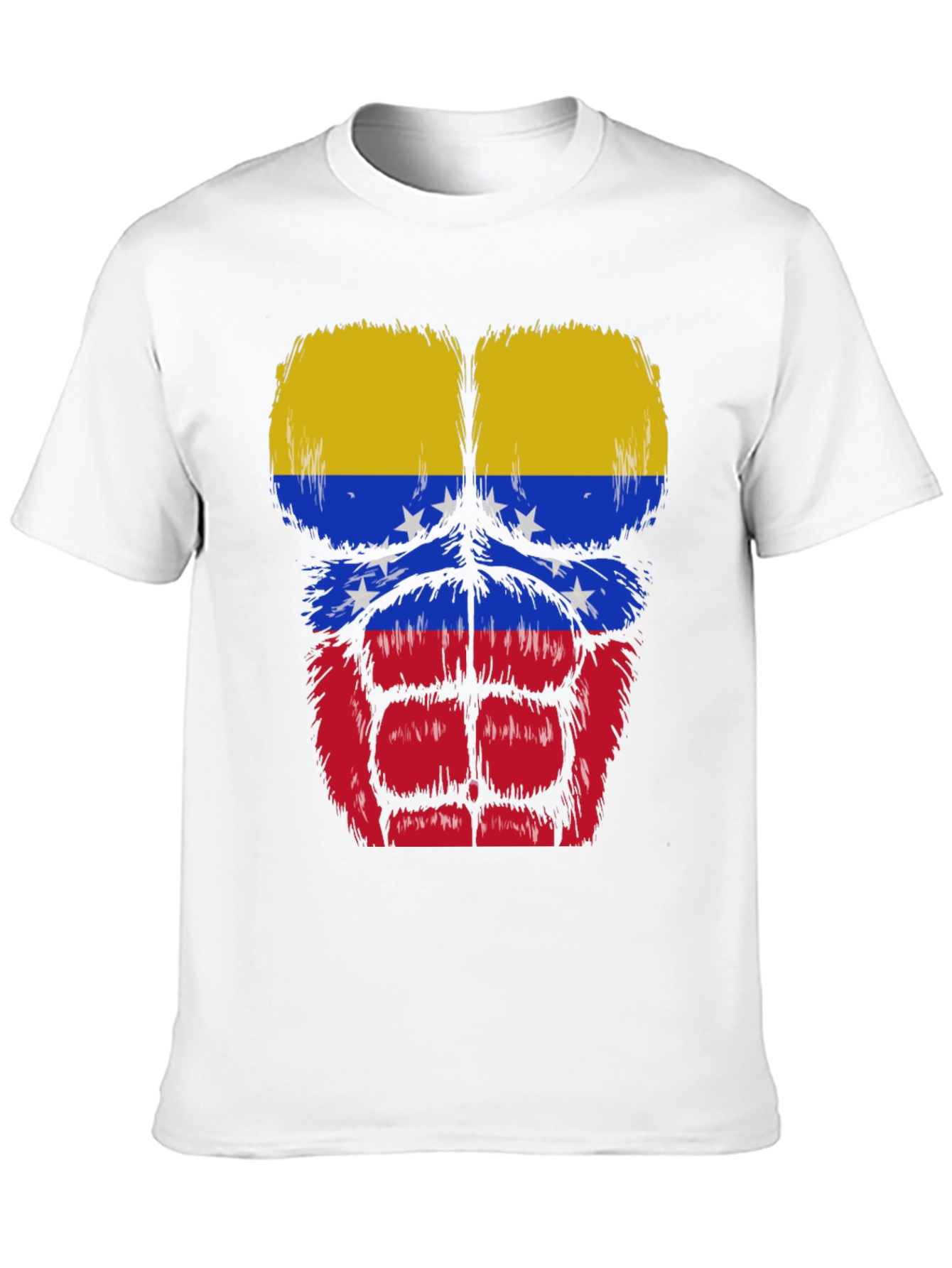 Venezuela Flag Muscle Graphic T-Shirt