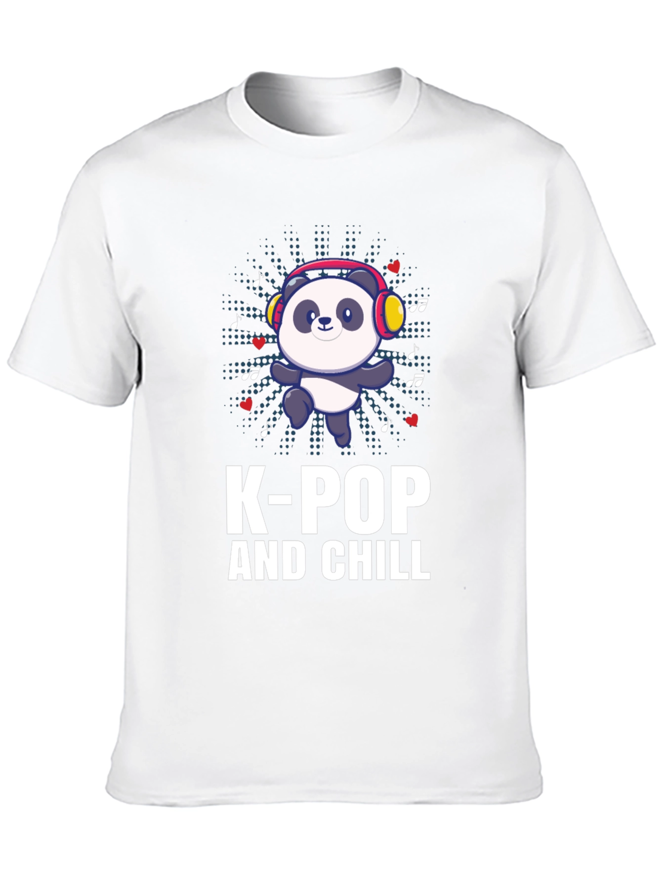 K-Pop and Chill Panda T-Shirt