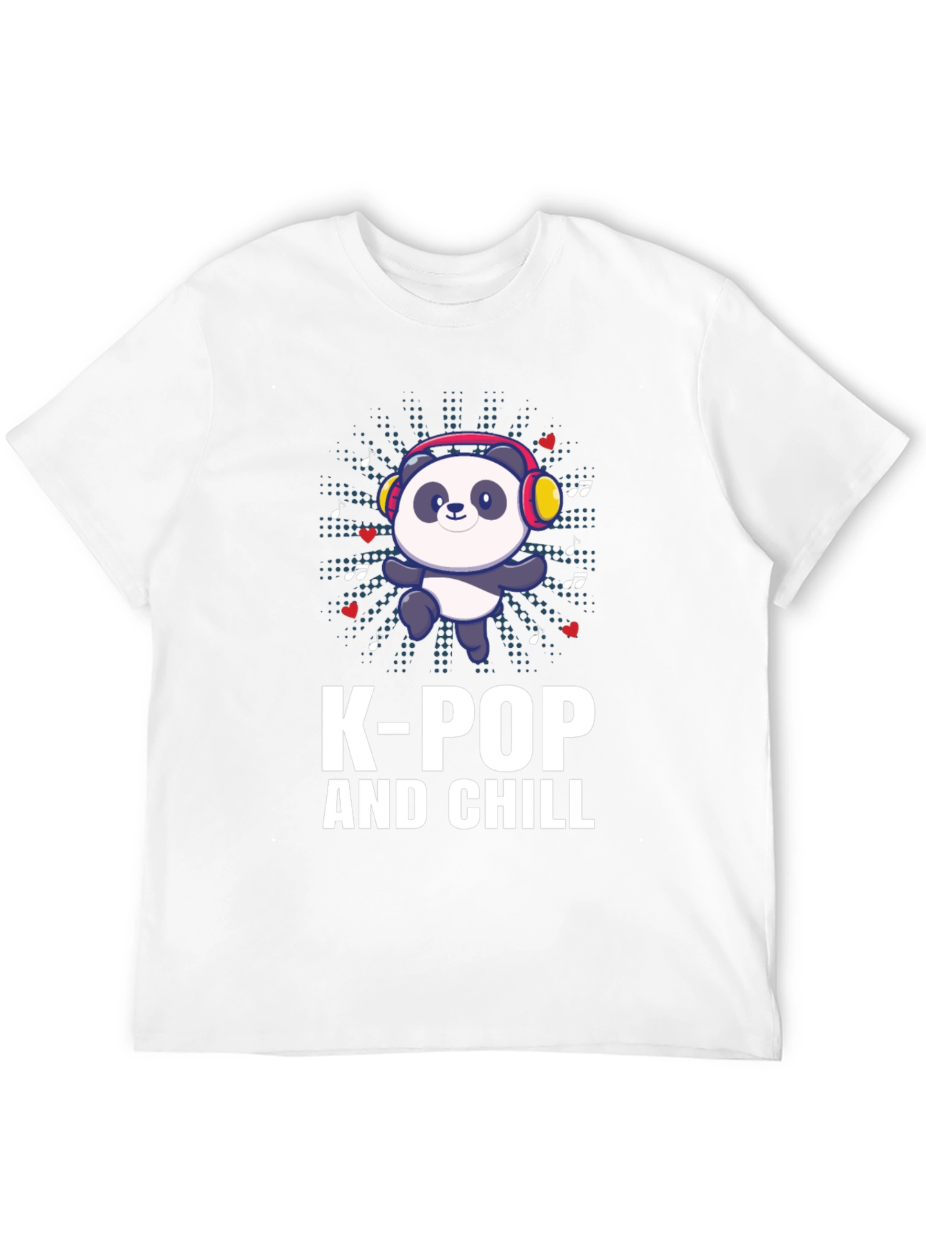 K-Pop and Chill Panda T-Shirt