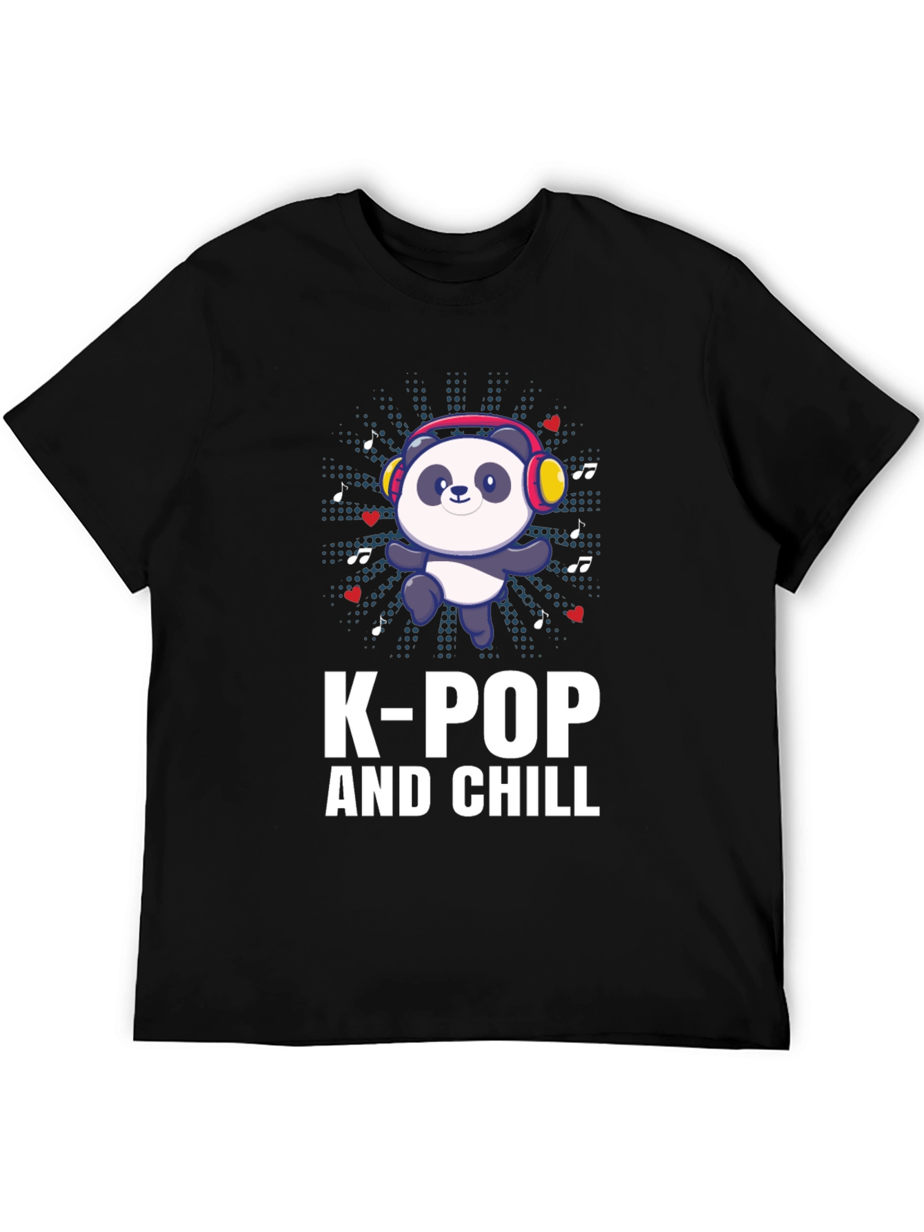 K-Pop and Chill Panda T-Shirt